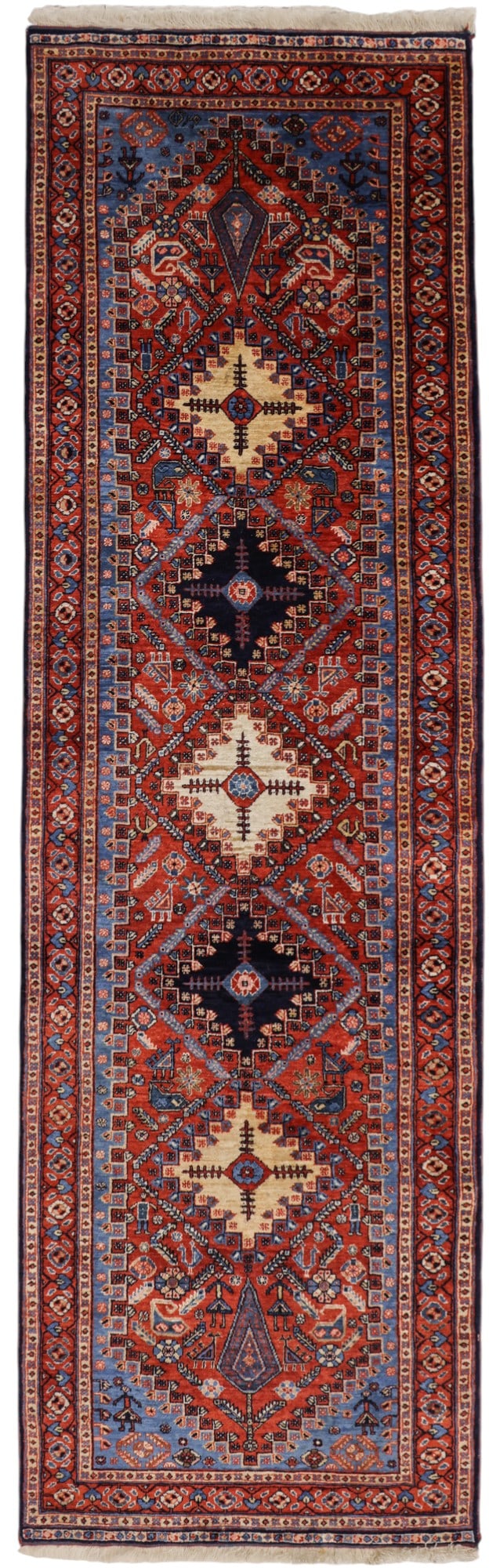 Fine Persian Shiraz Oriental Runner Rug 2'5"x8' (1 of 4)