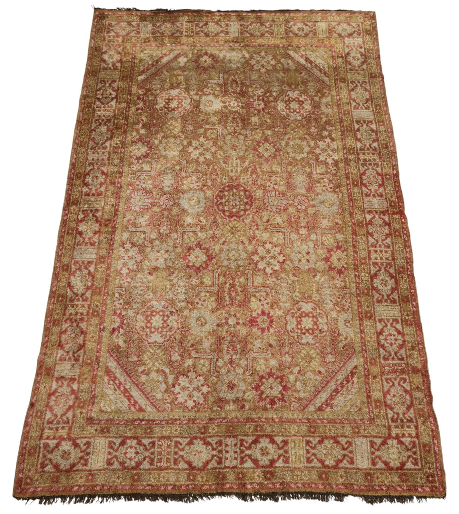 Semi Antique Turkish Anatolian Oriental Rug 6'2"x9'7" (1 of 3)