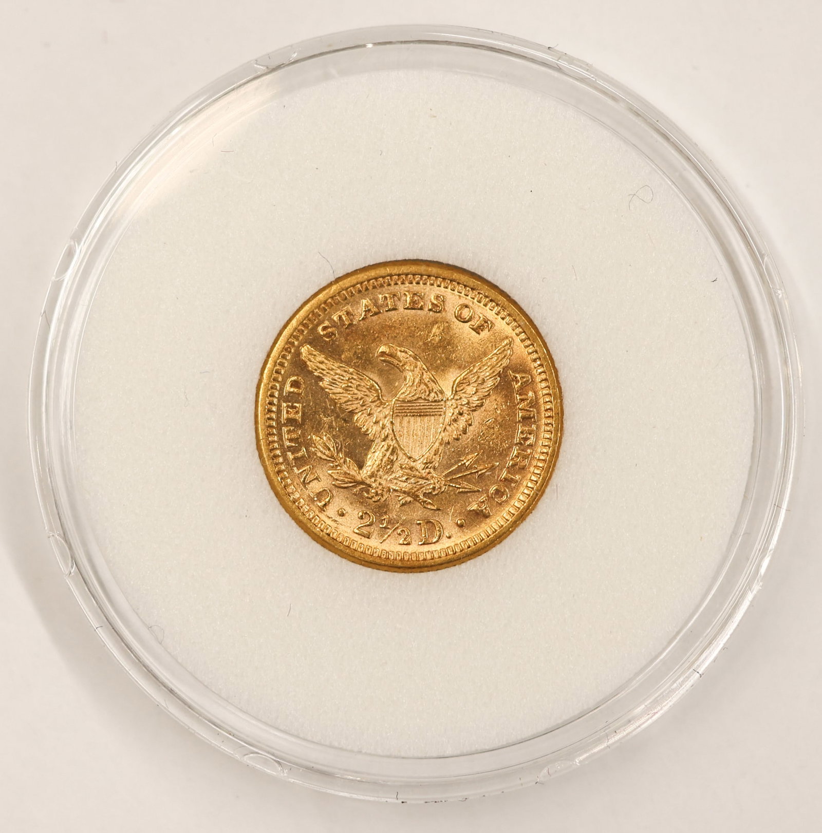 1878 US $2 1/2 Liberty Head Gold Quarter Eagle Coin - 2