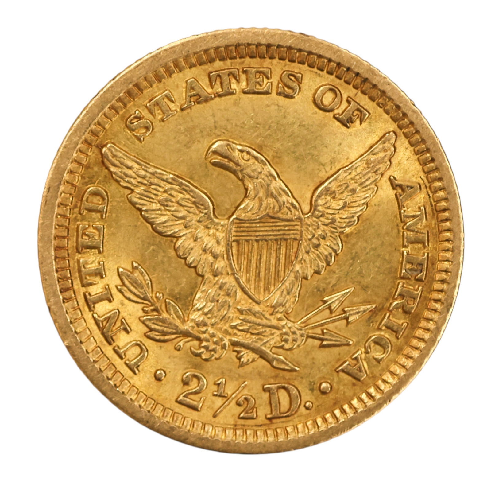 1904 US $2 1/2 Liberty Head Quarter Eagle Gold Coin - 2