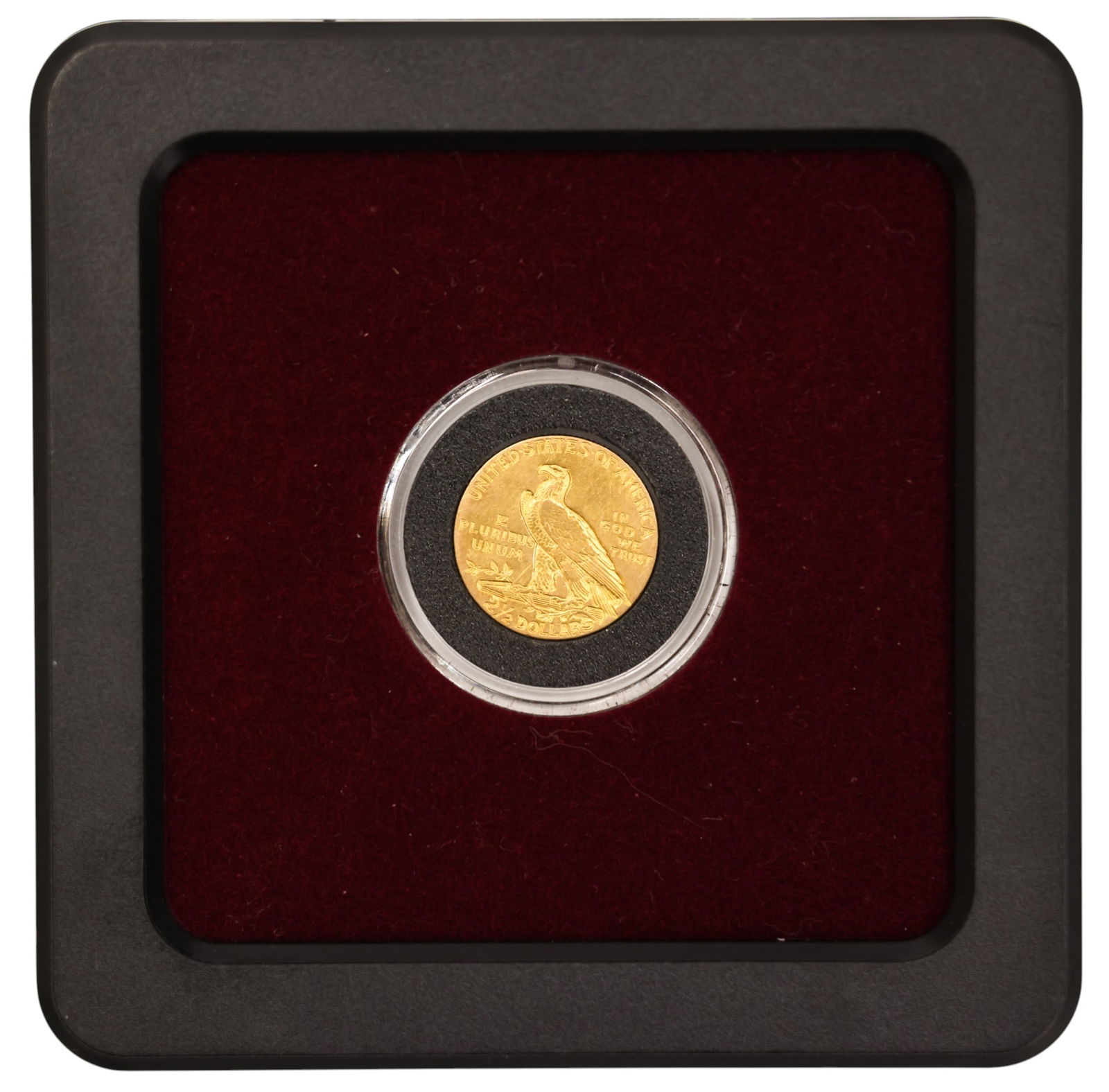 1908 US $2 1/2 Indian Head Quarter Eagle Gold Coin - 2