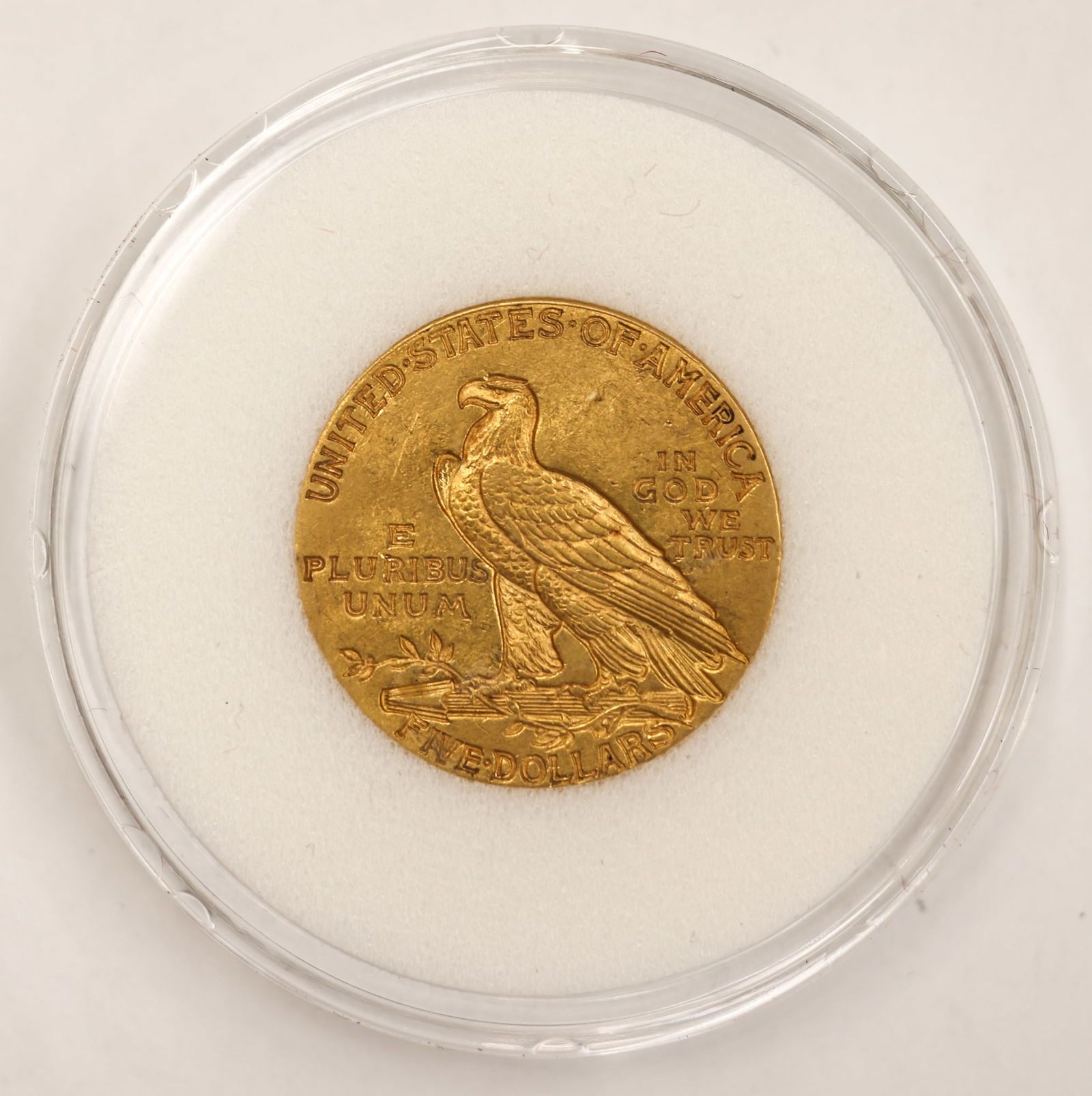 1911 US $5 Indian Head Half Eagle Gold Coin - 2