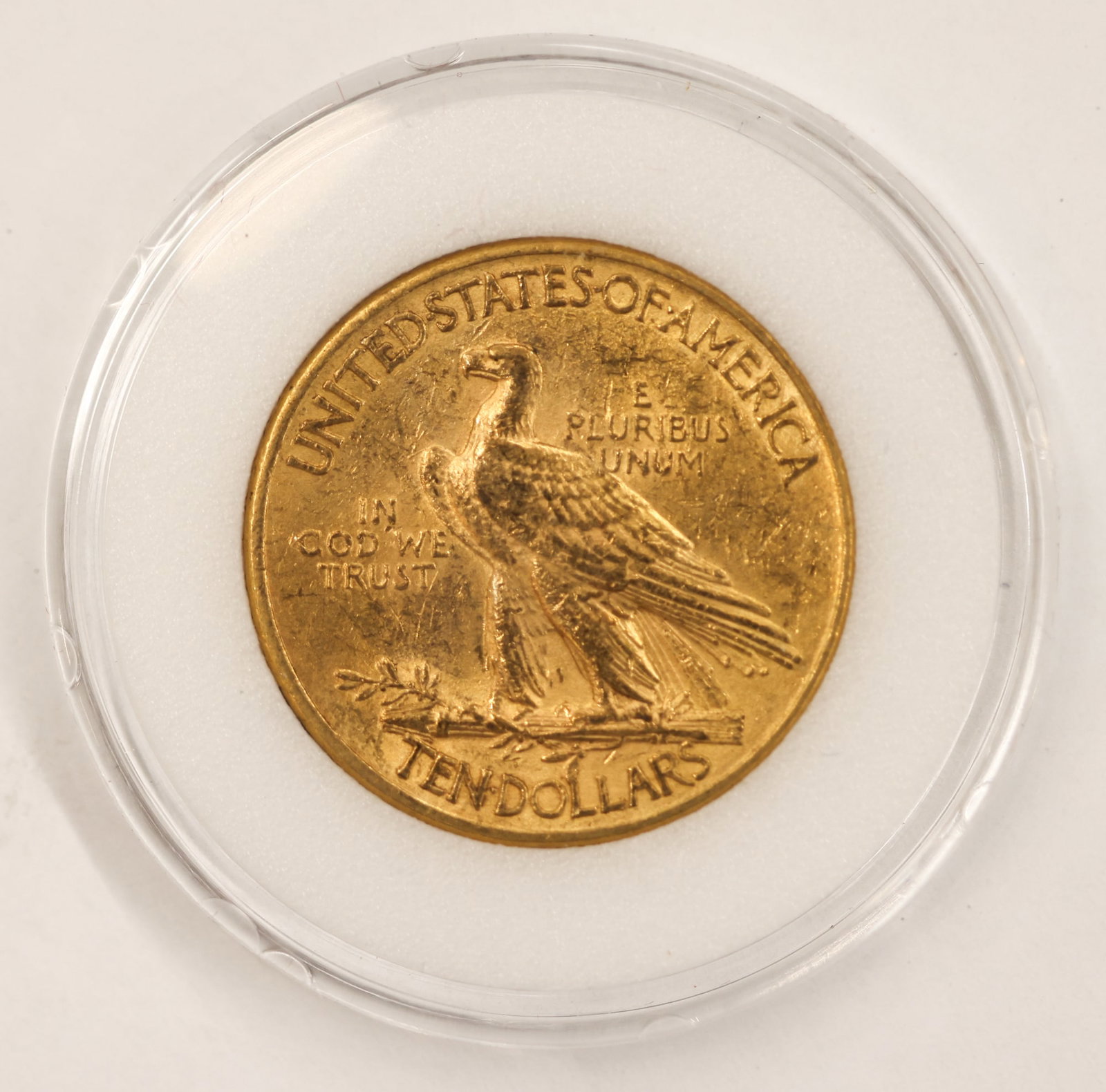 1913 US $10 Indian Head Eagle Gold Coin - 2