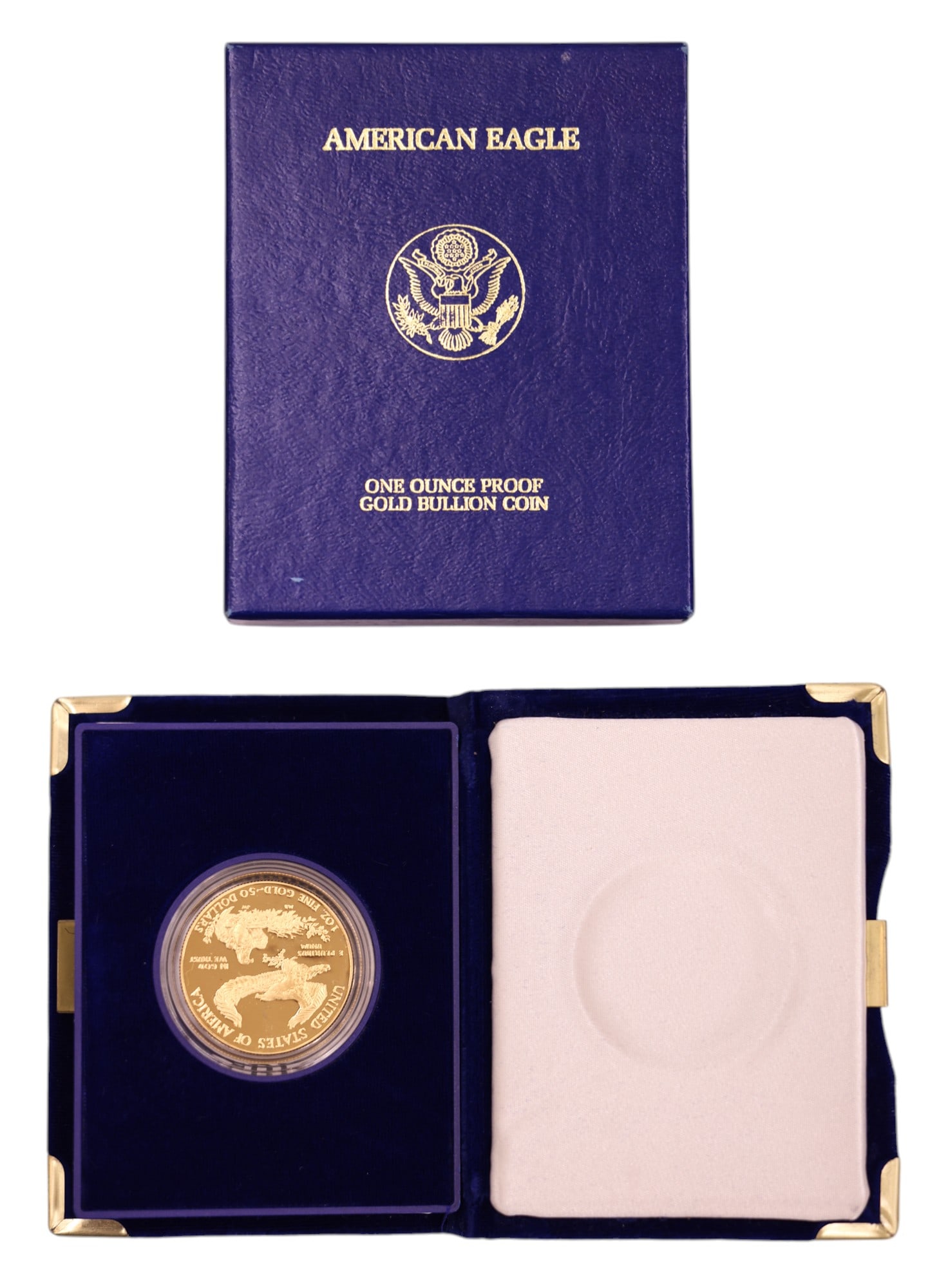 1986-W US $50 American Eagle 1oz Gold Bullion Coin - 2