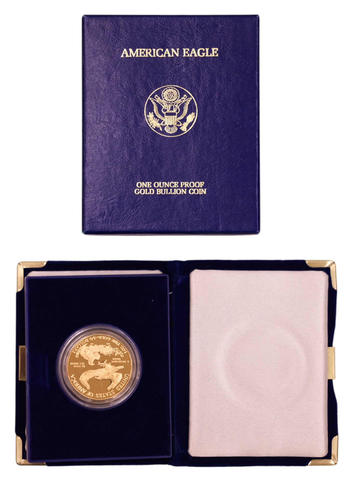 1986-W US $50 American Eagle 1oz Gold Bullion Coin - 2