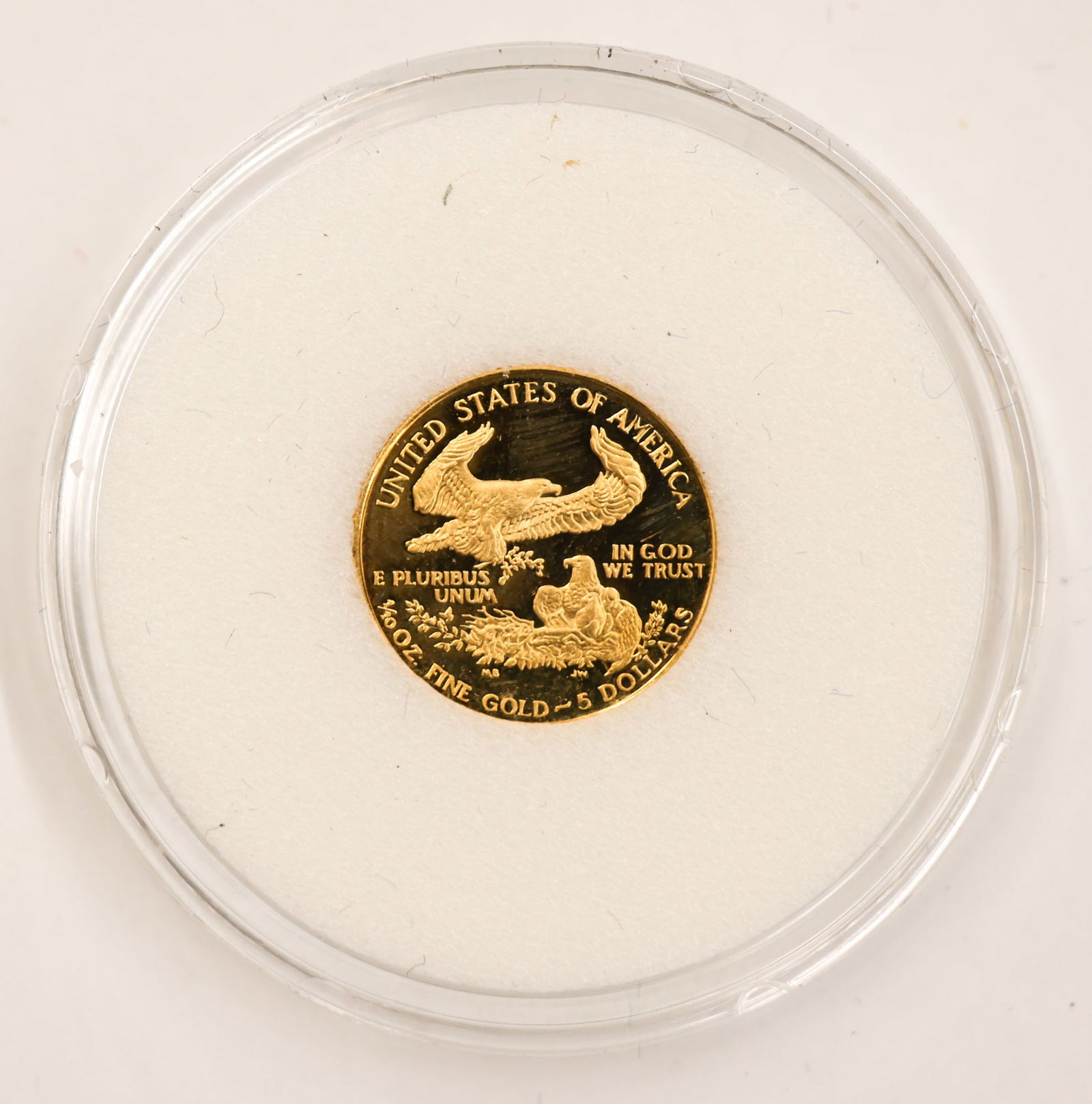 1988 US $5 American Eagle 1/10oz Gold Bullion Coin - 2