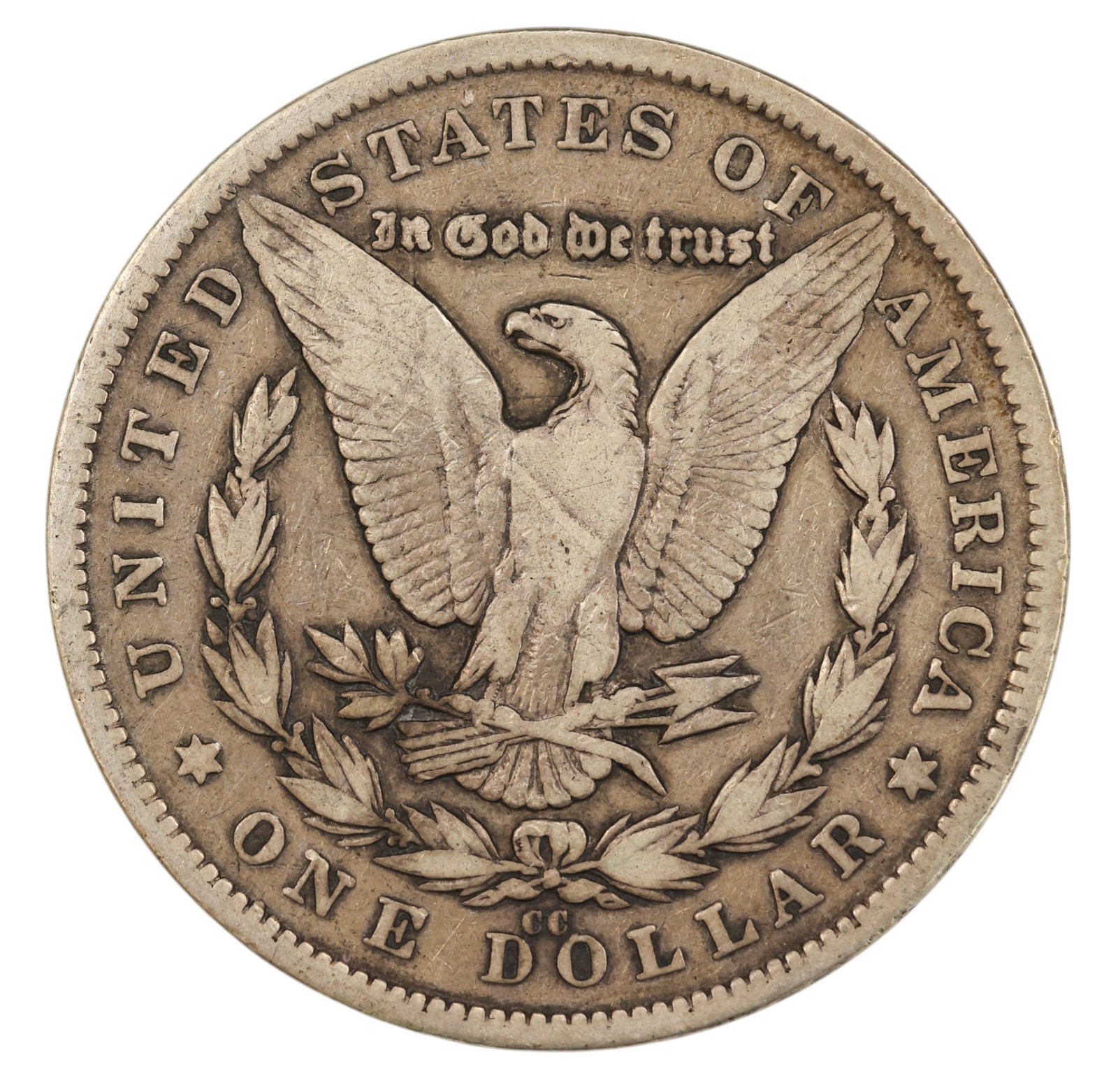 1880-CC US Morgan Silver Dollar Carson City - 2