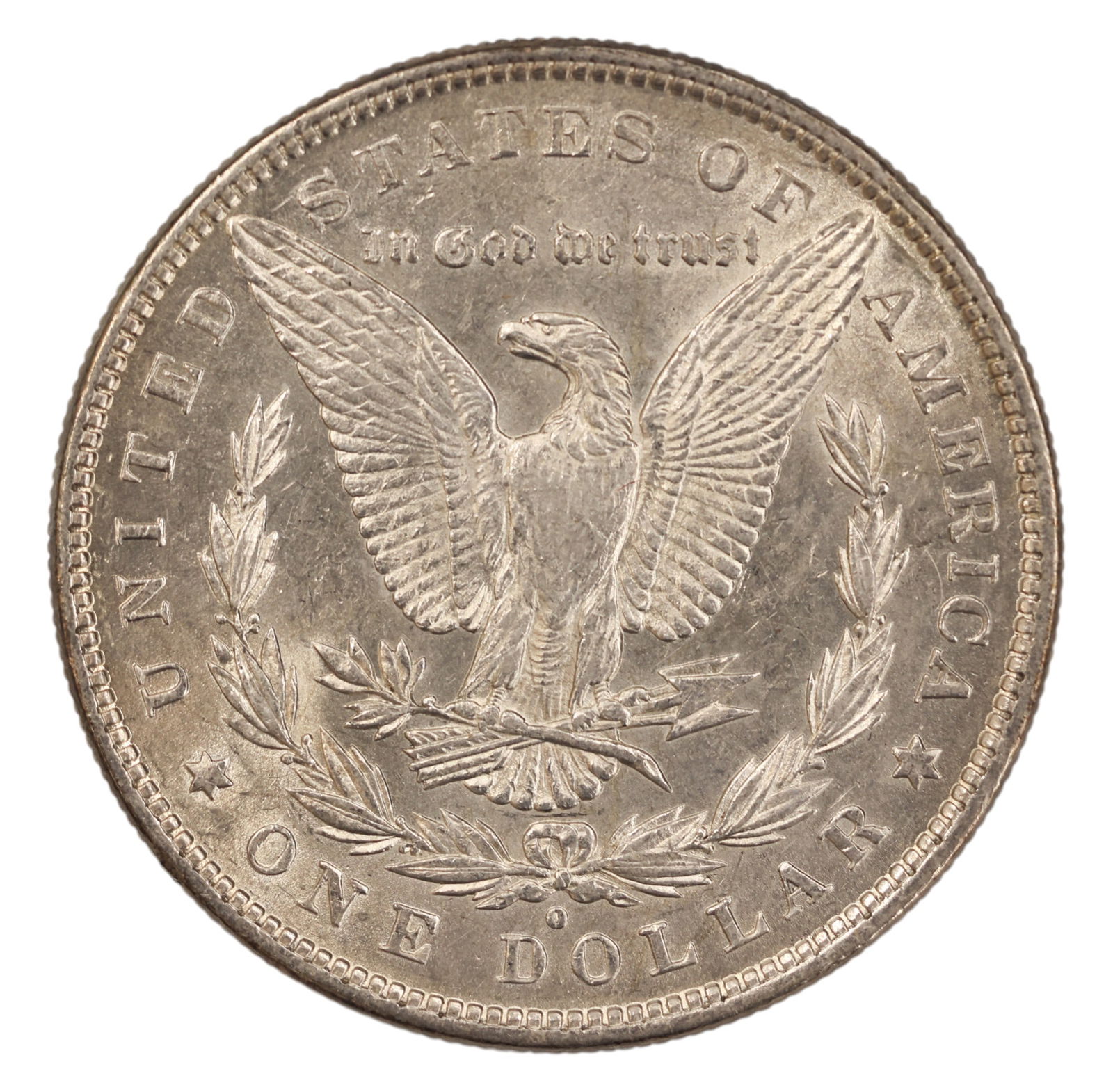 1880-O US Morgan Silver Dollar "Hot Lips" - 2