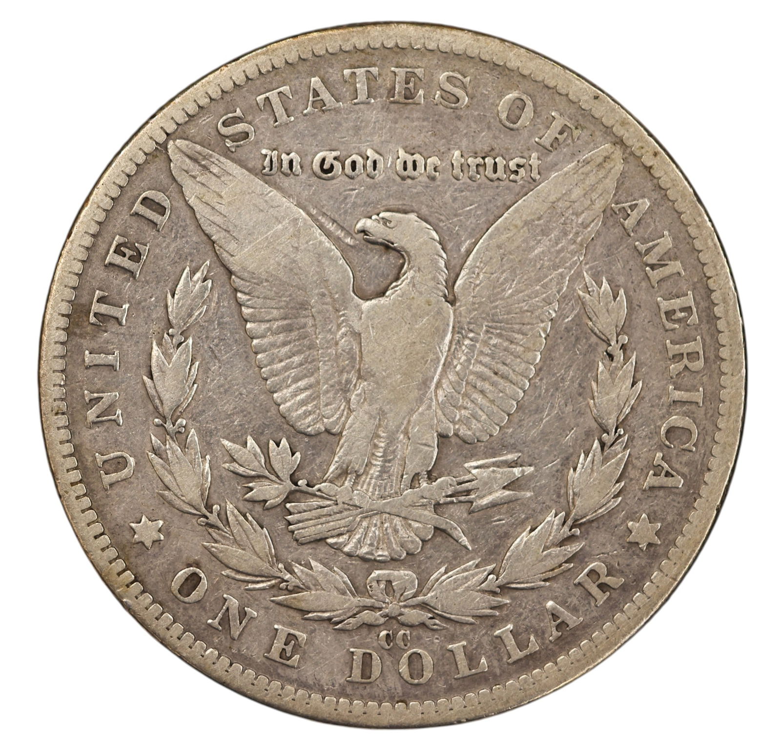 1889-CC US Morgan Silver Dollar Carson City - 2