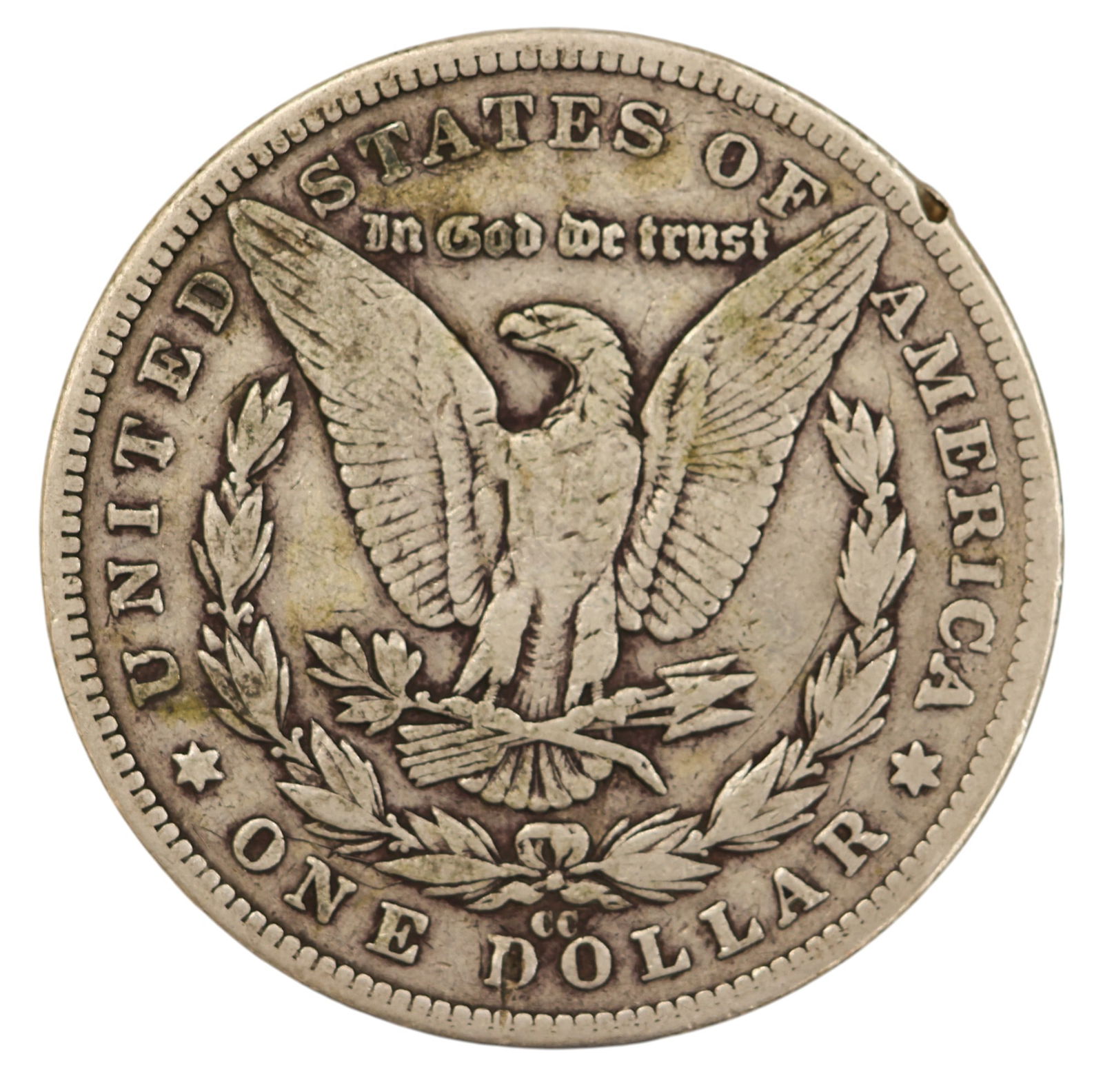 1889-CC US Morgan Silver Dollar Carson City - 2