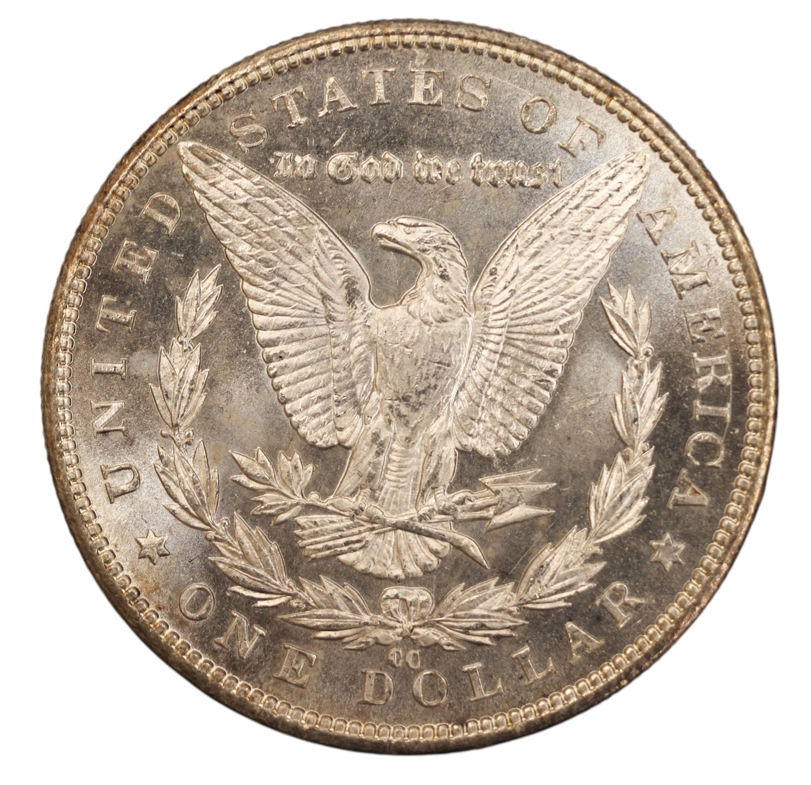 1890-CC US Morgan Silver Dollar Carson City - 2