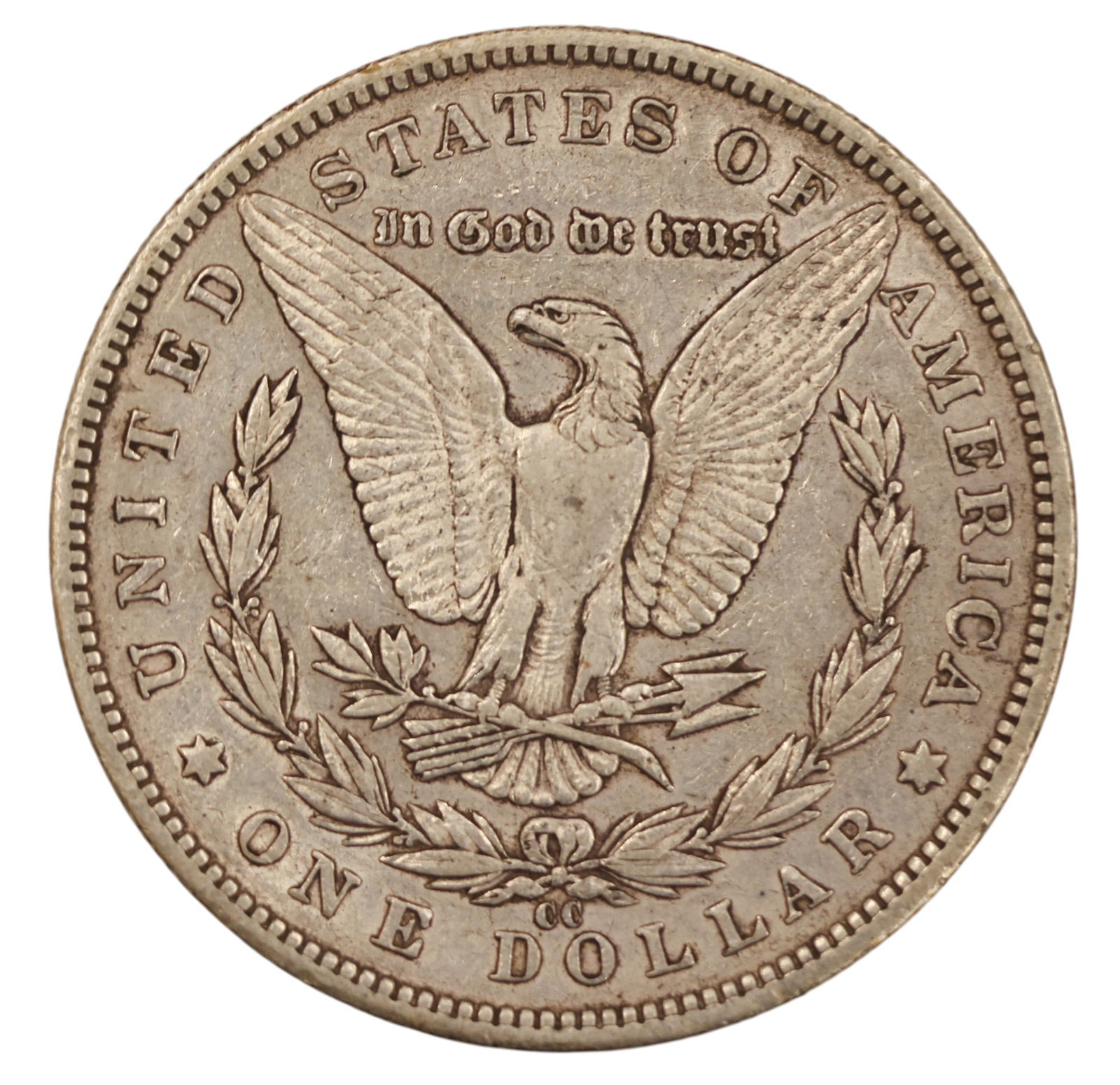 1892-CC US Morgan Silver Dollar Carson City - 2