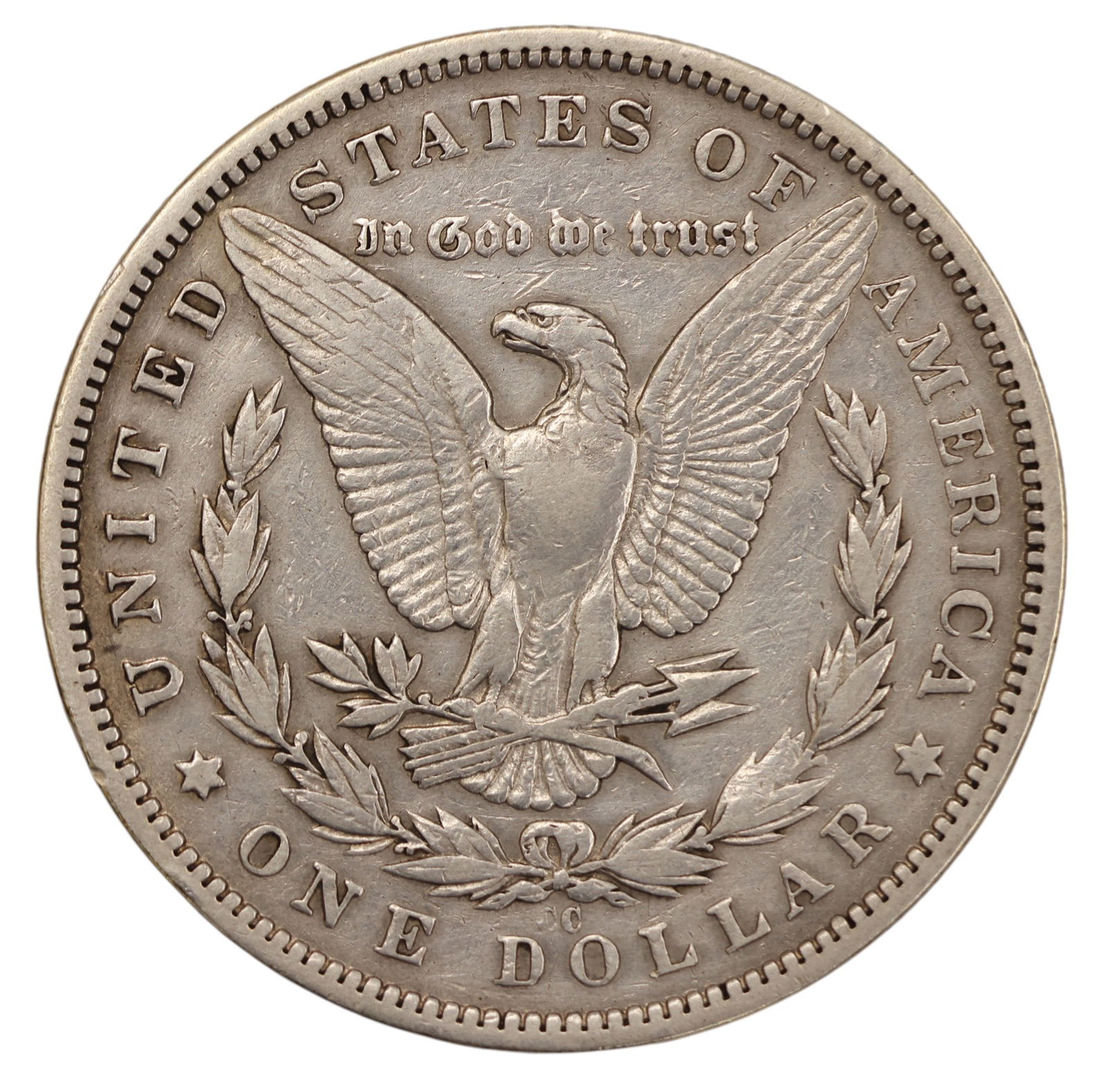 1893-CC US Morgan Silver Dollar Carson City - 2