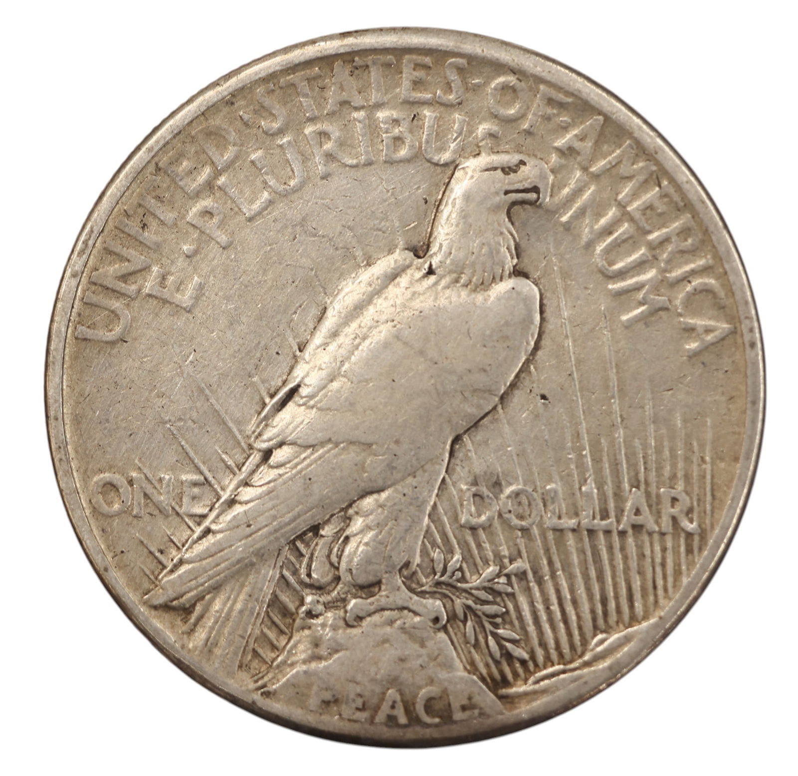 1921 US Peace Silver Dollar High Relief - 2
