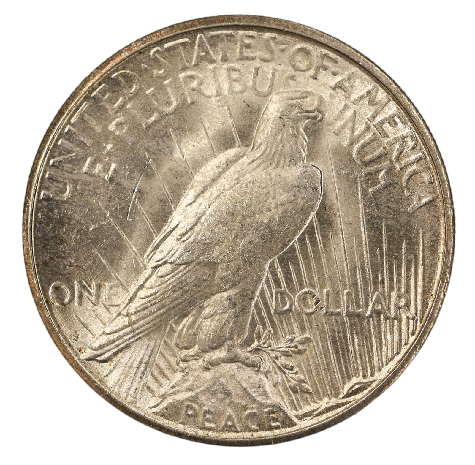 1923-S US Peace Silver Dollar High Grade - 2