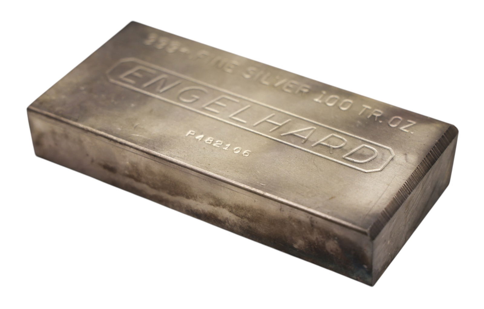 Engelhard 100 Troy Ounce .999 Fine Silver Bar P462106 - 2