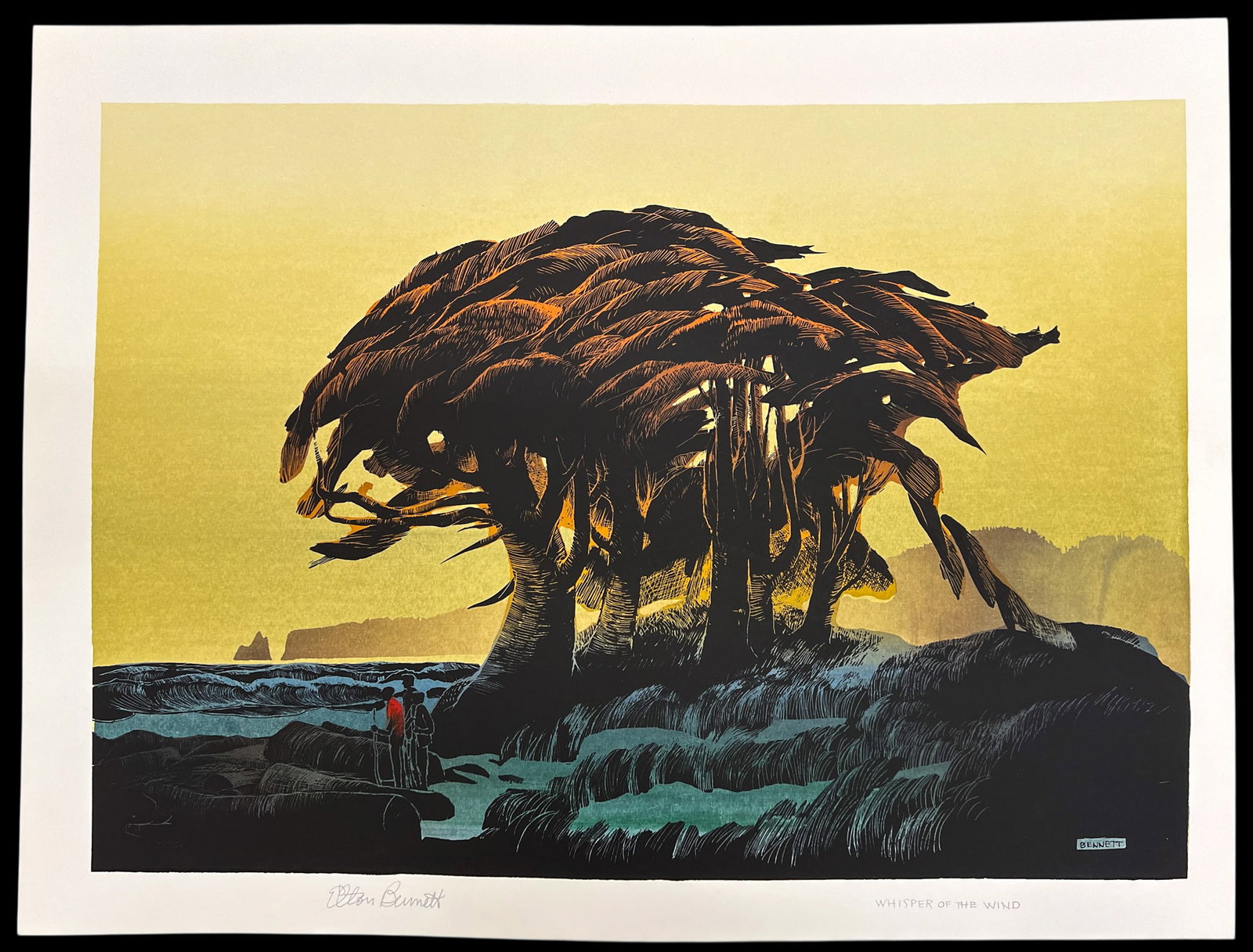 Elton Bennett "Whisper of the Wind" Serigraph - 2
