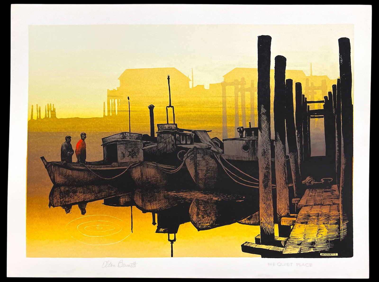 Elton Bennett "The Quiet Place" Serigraph - 2