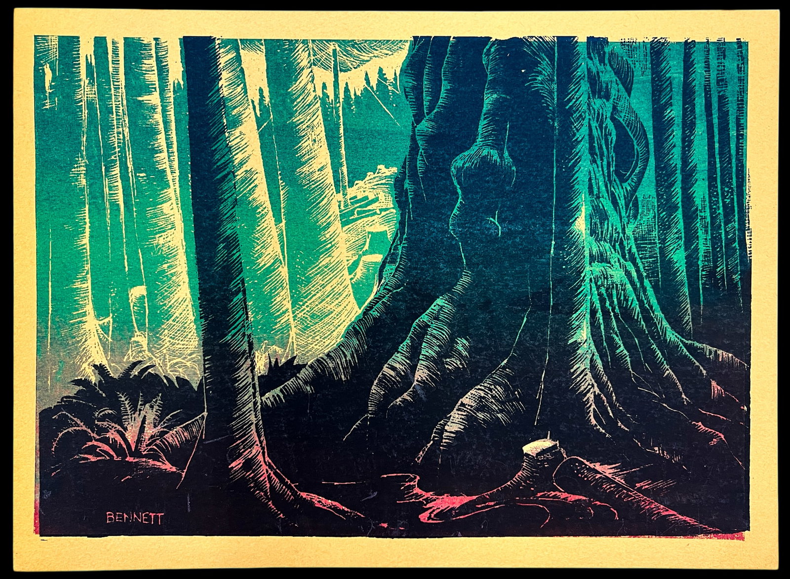 Elton Bennett "Cold Deck" Serigraph - 2