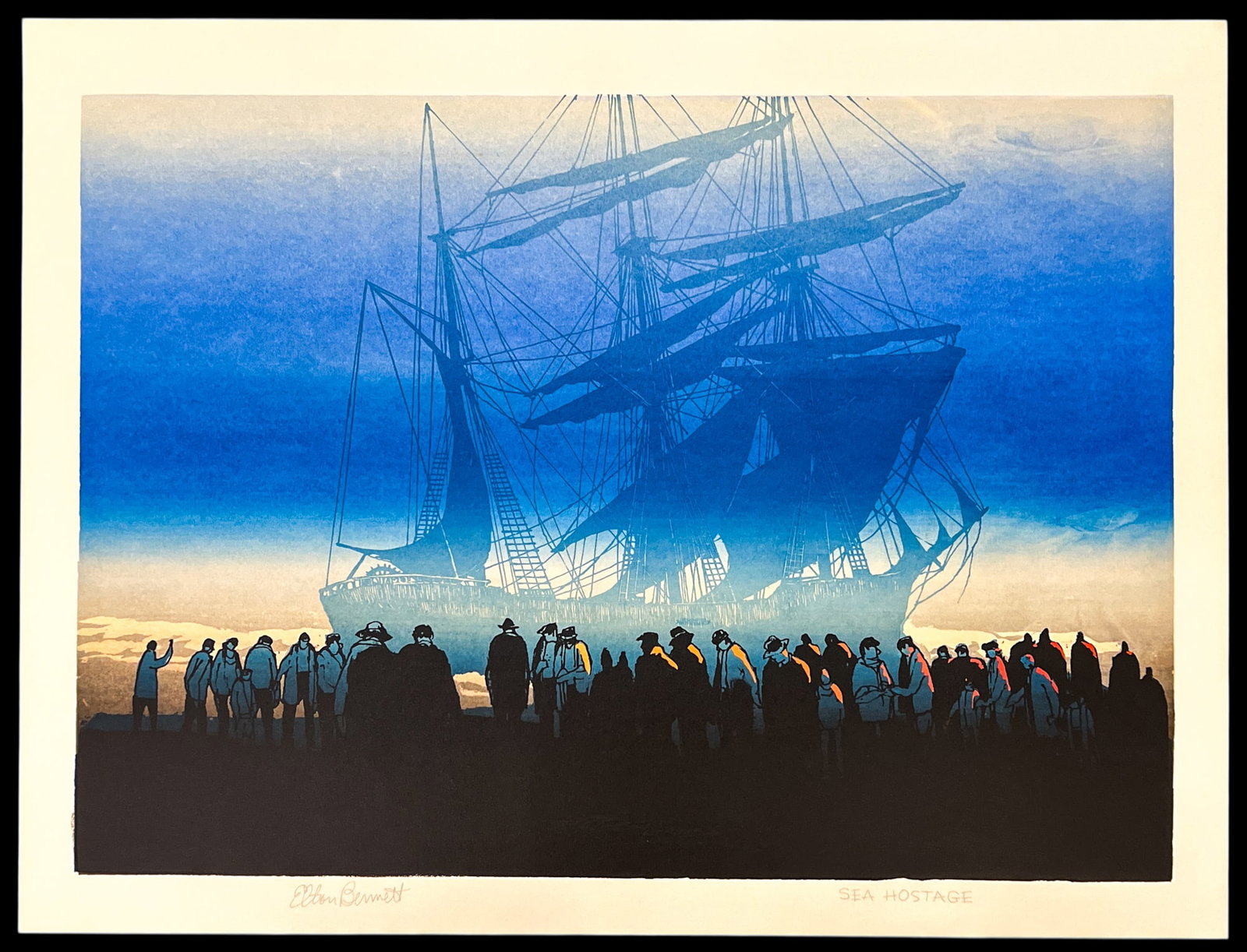 Elton Bennett "Sea Hostage" Serigraph - 2