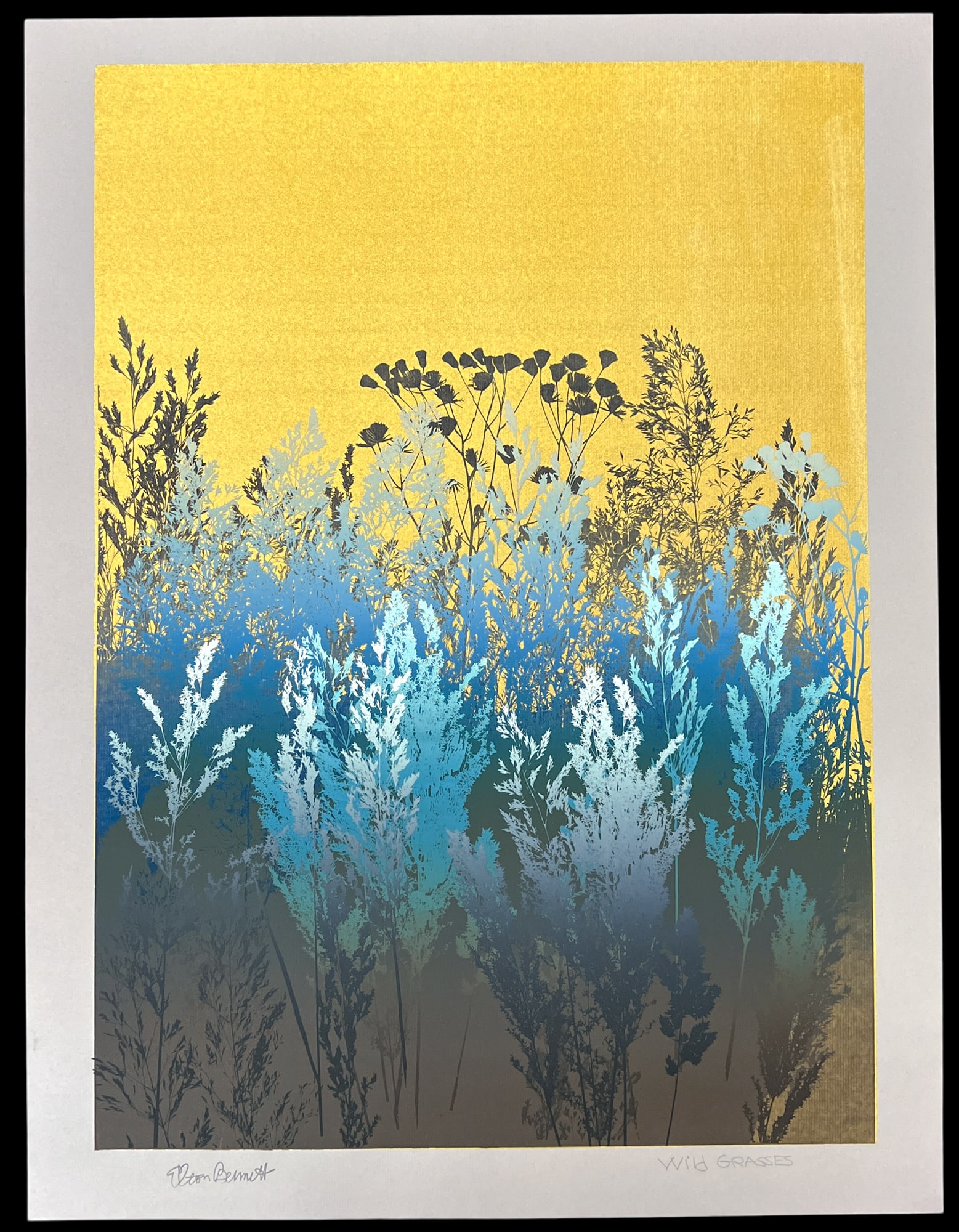 Elton Bennett "Wild Grass" Serigraph - 2