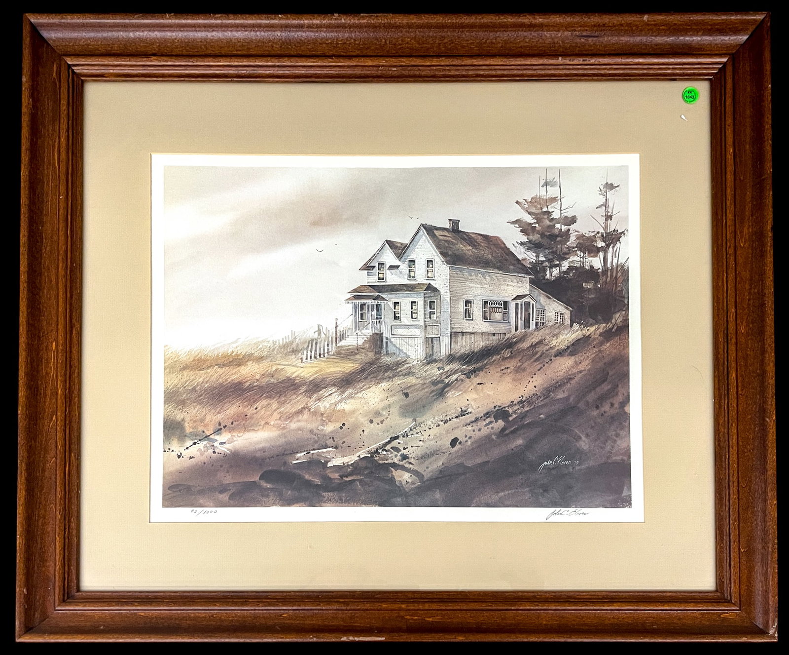 John Ebner "The French House" 1979 Lithograph - 2