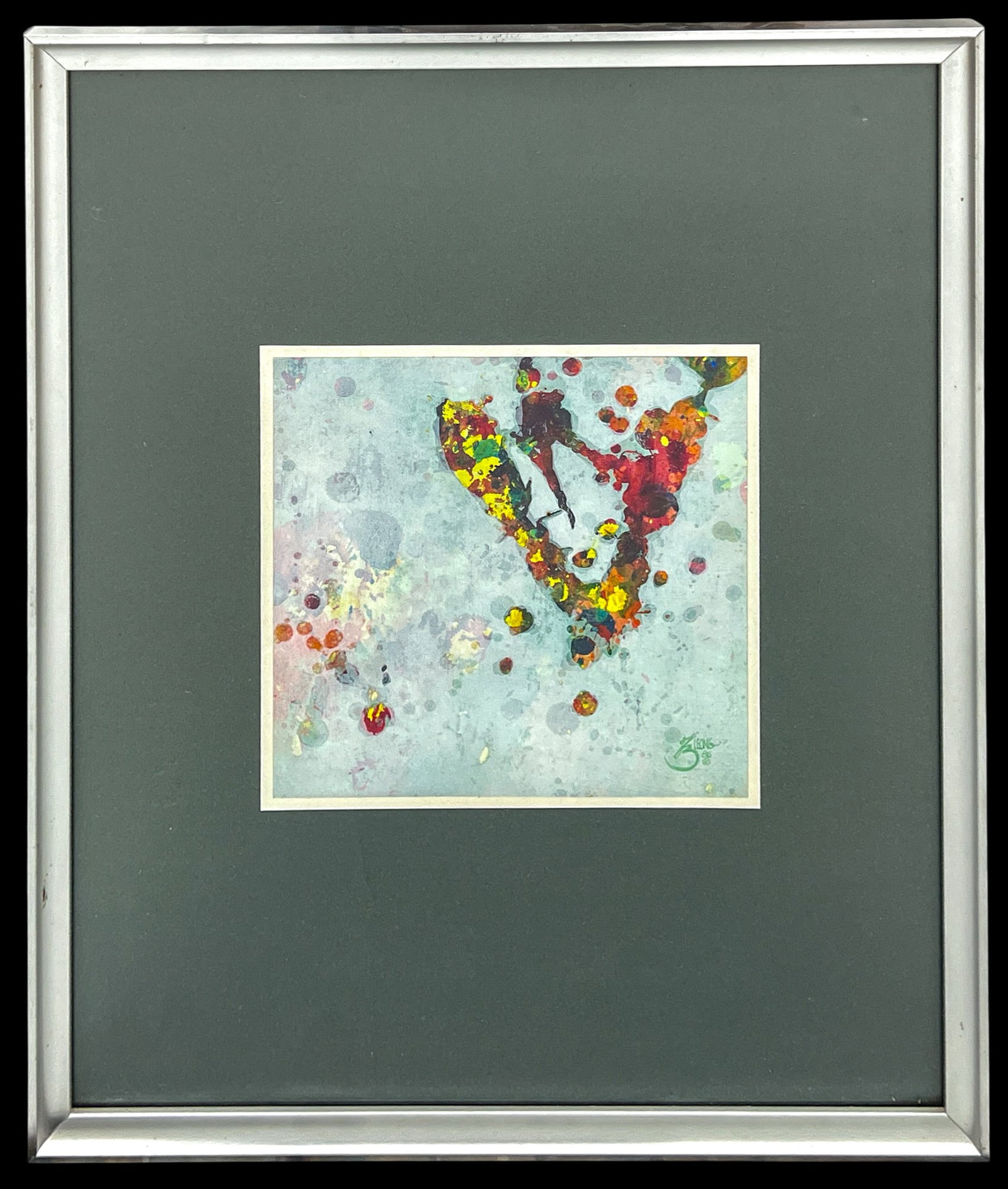 James Leong "Yellow Peril One" 1986 Mixed Media on Paper - 2