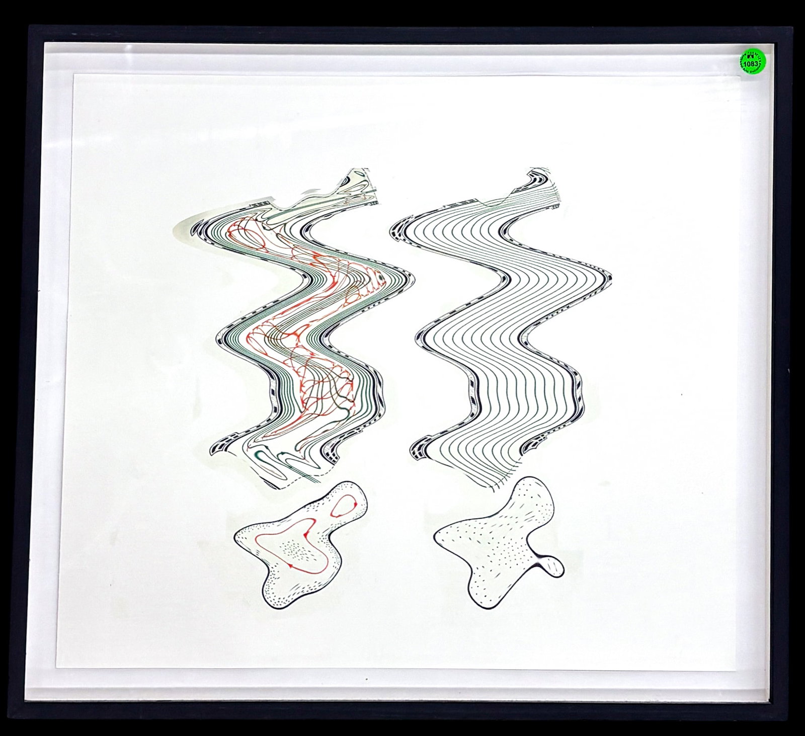 Jeffrey Bishop "Avalanche" 2001 Offset Lithograph - 2
