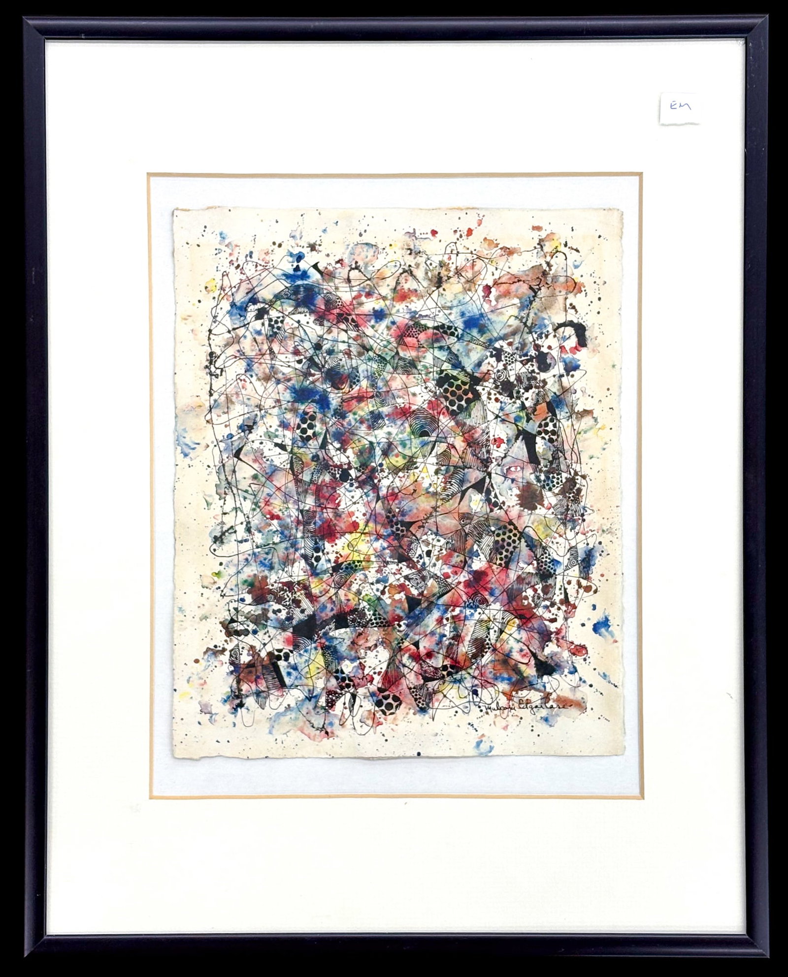 Malcolm Edgar Case "Untitled" Watercolor & Ink on Paper - 2
