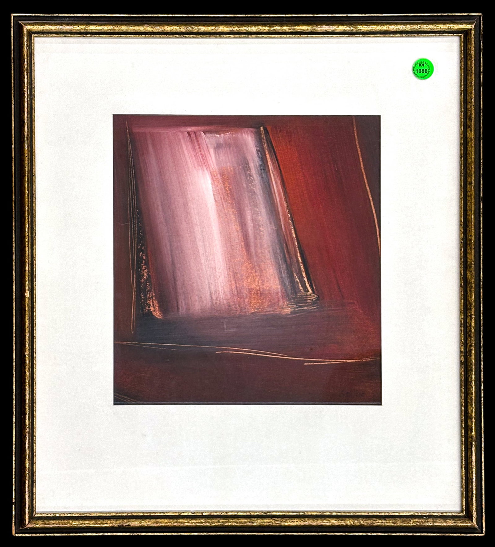 Stelio Sole "Window" Oil on Paper - 2