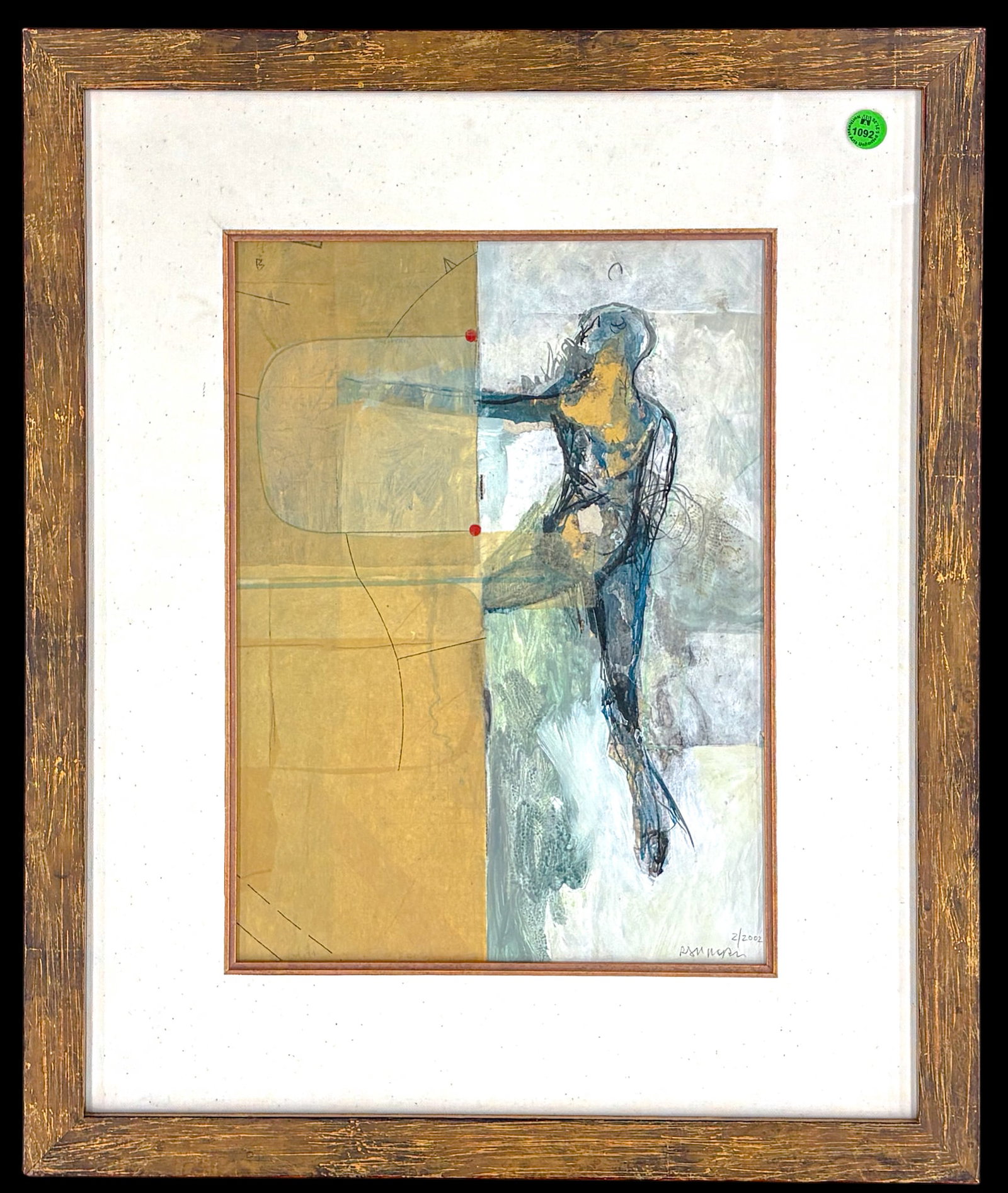 Artist Unknown "Unmade" 2002 Mixed Media on Paper - 2