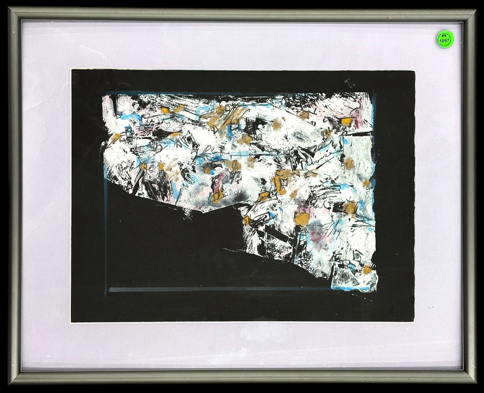 Eugene Pizzuto "Untitled" Mixed Media on Paper - 2