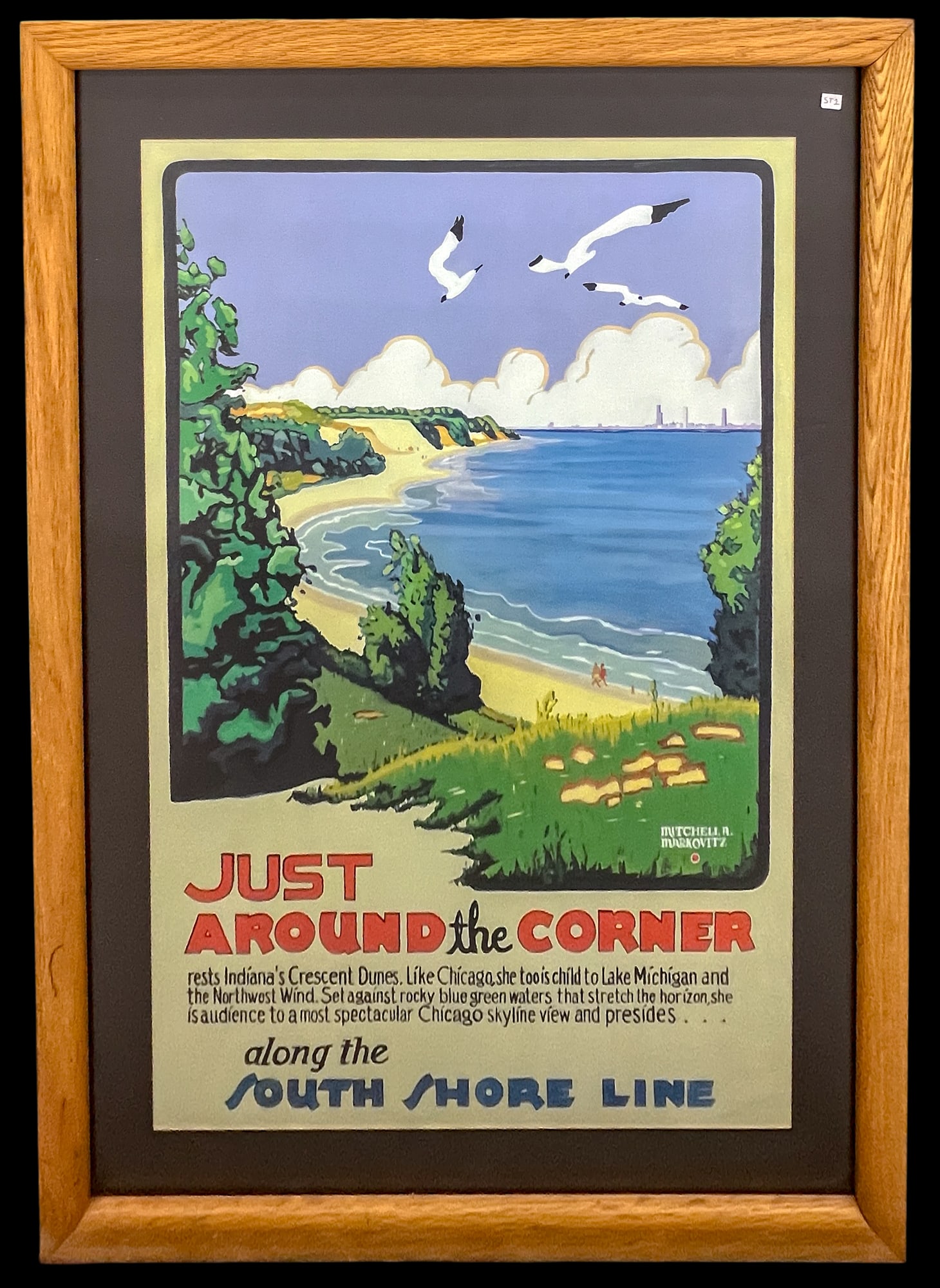 Vintage "Just Around the Corner" Poster - 2