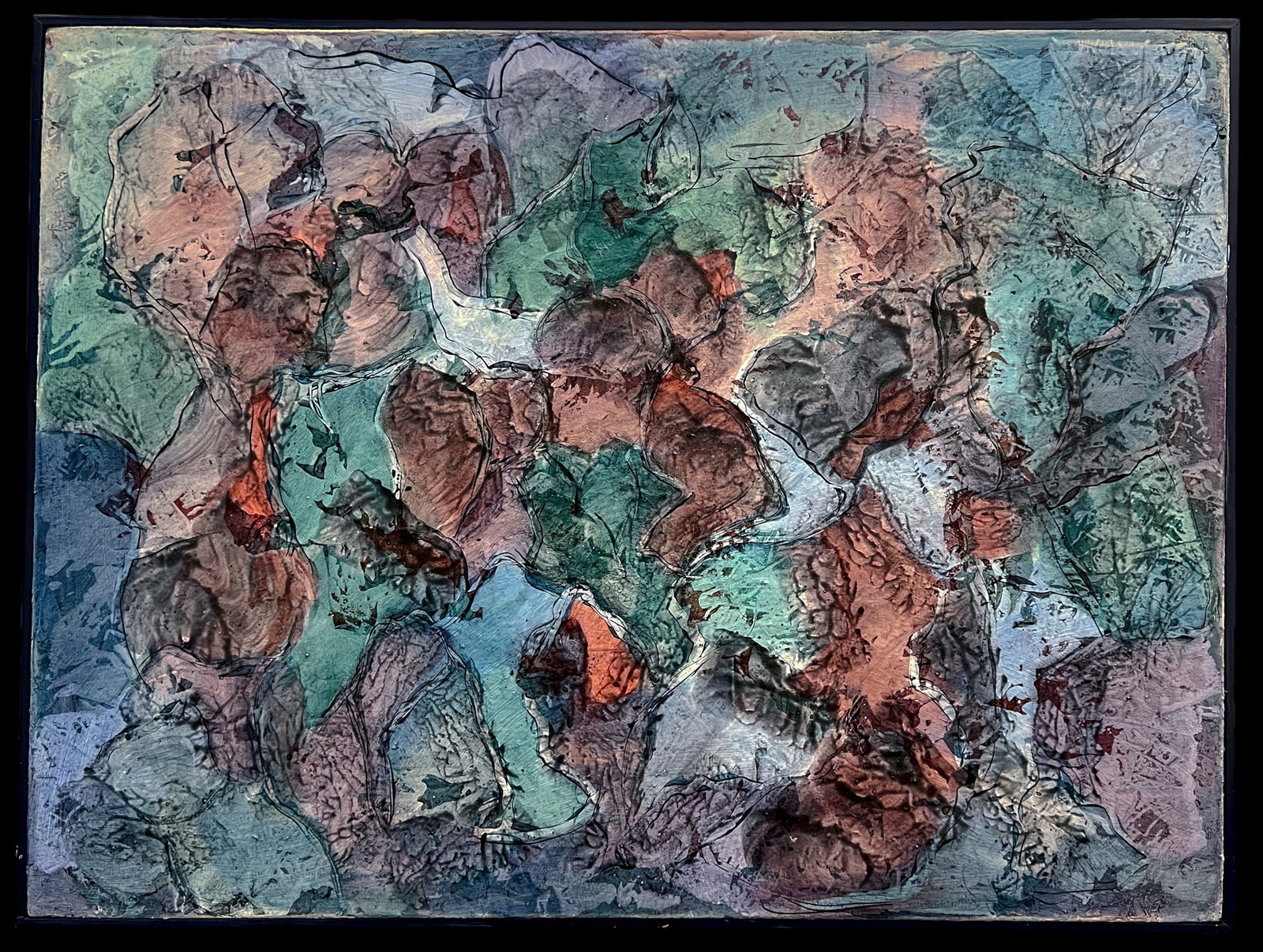 Karen Laband "34/02" Oil on Canvas - 2