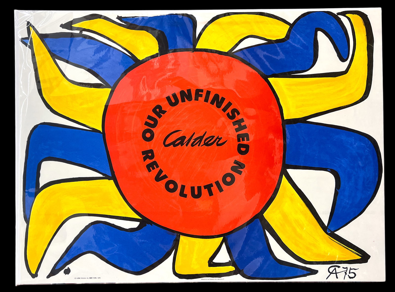 Alexander Calder "Our Unfinished Revolution" 1976 Lithograph - 2
