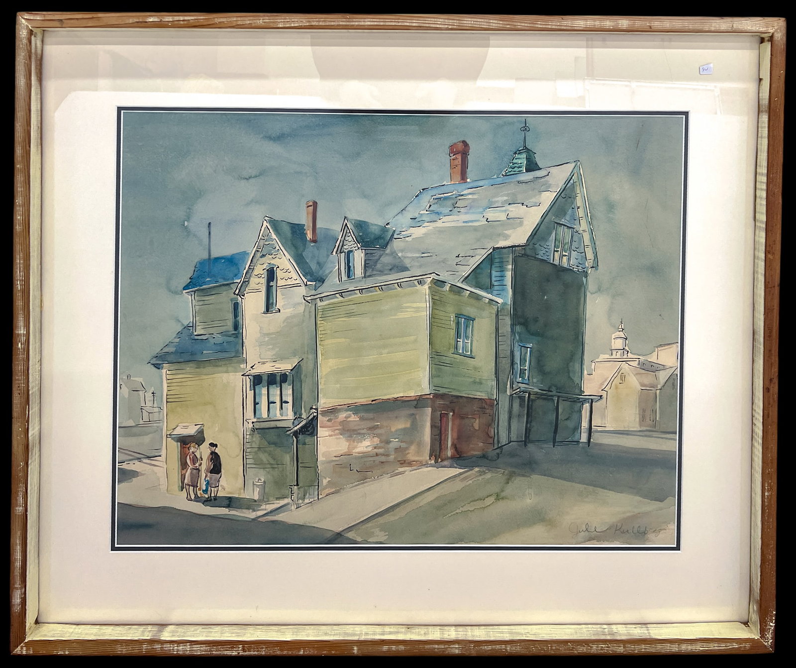 Jule Kullberg "The Addition" Watercolor on Paper - 2