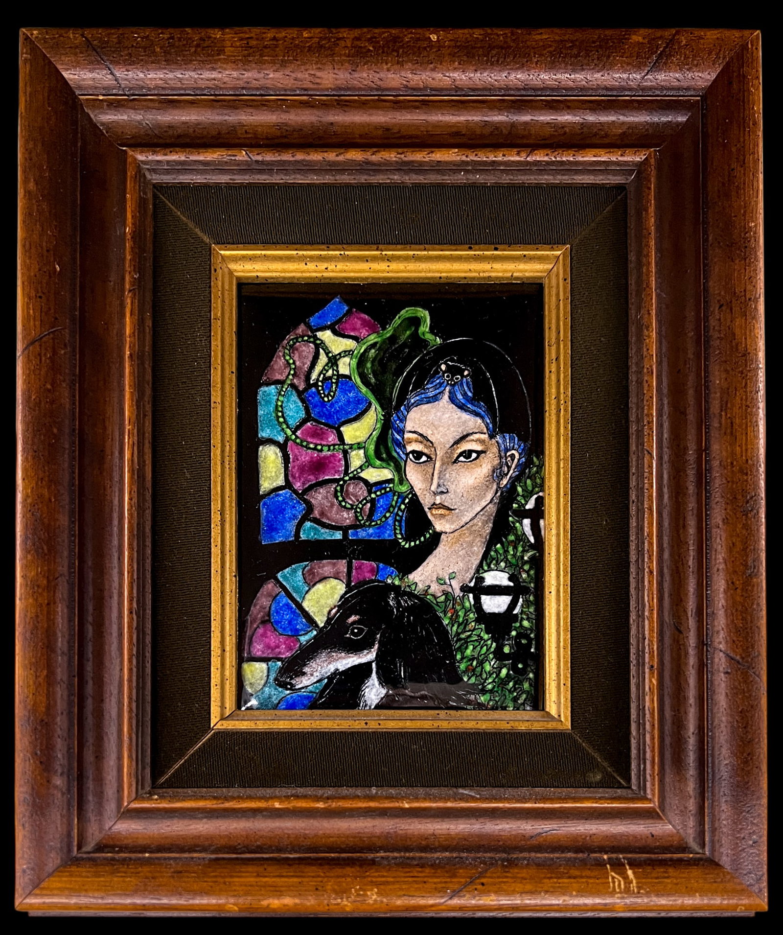 Lenore Kobayashi "Court Lady" Limoges Enamel - 2