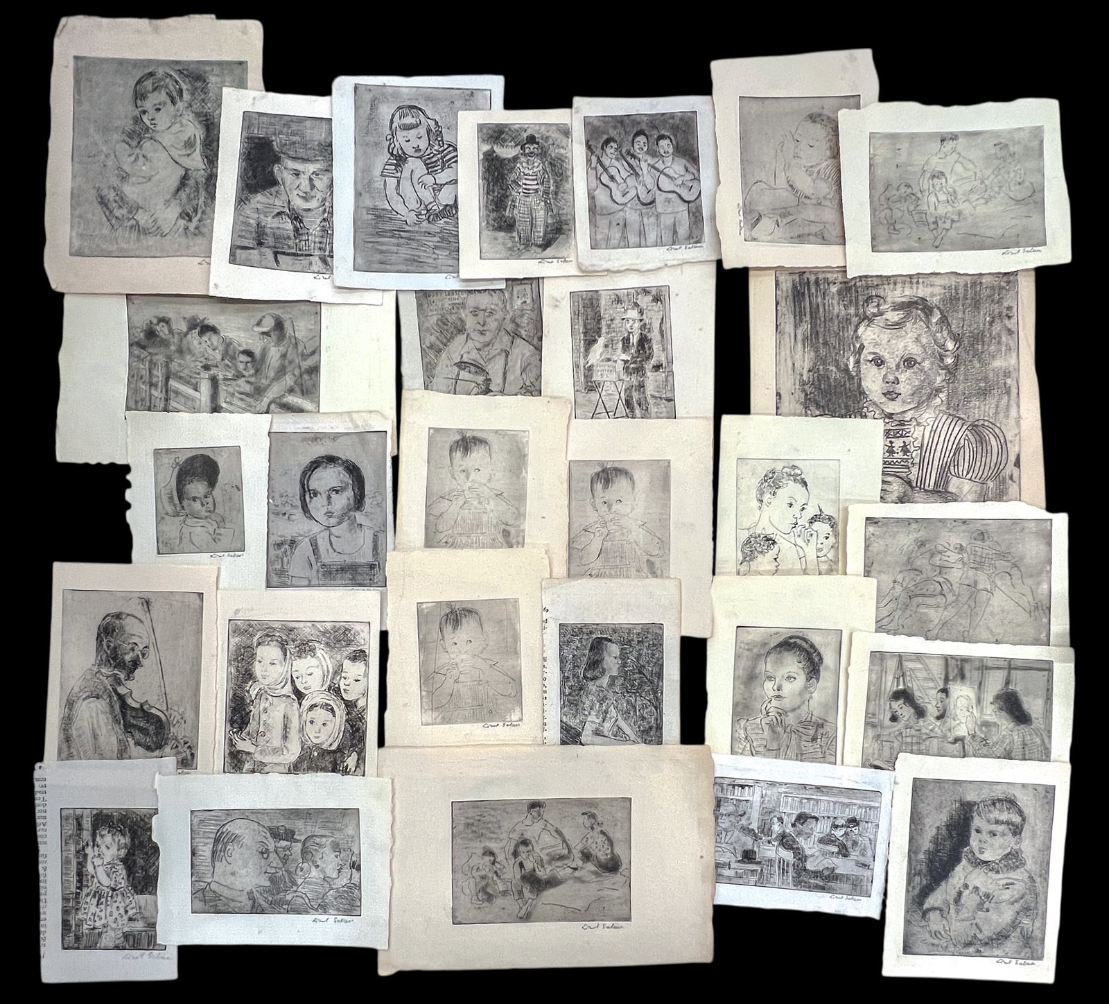 28pc Lisel Salzer Etchings (1 of 1)