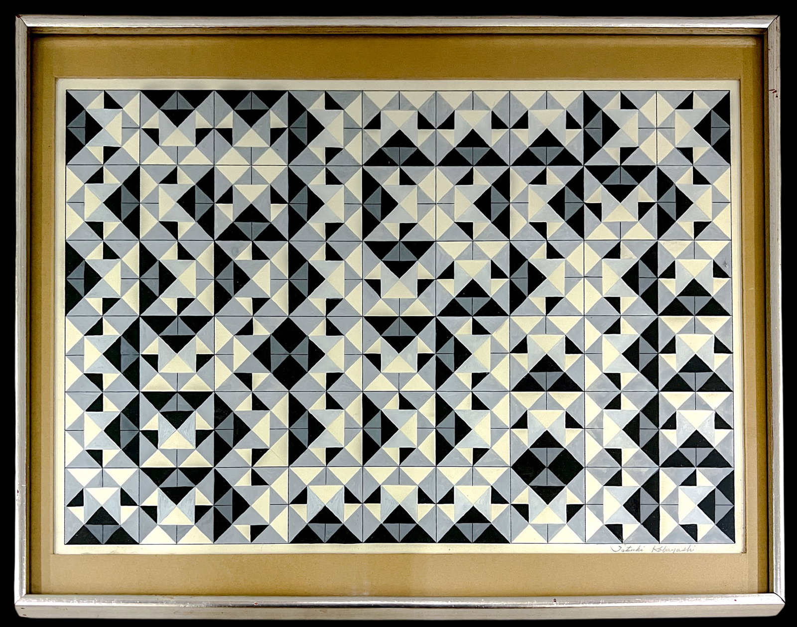 Tatsuki Kobayashi "Untitled" 1969 Tempera on Paper - 2