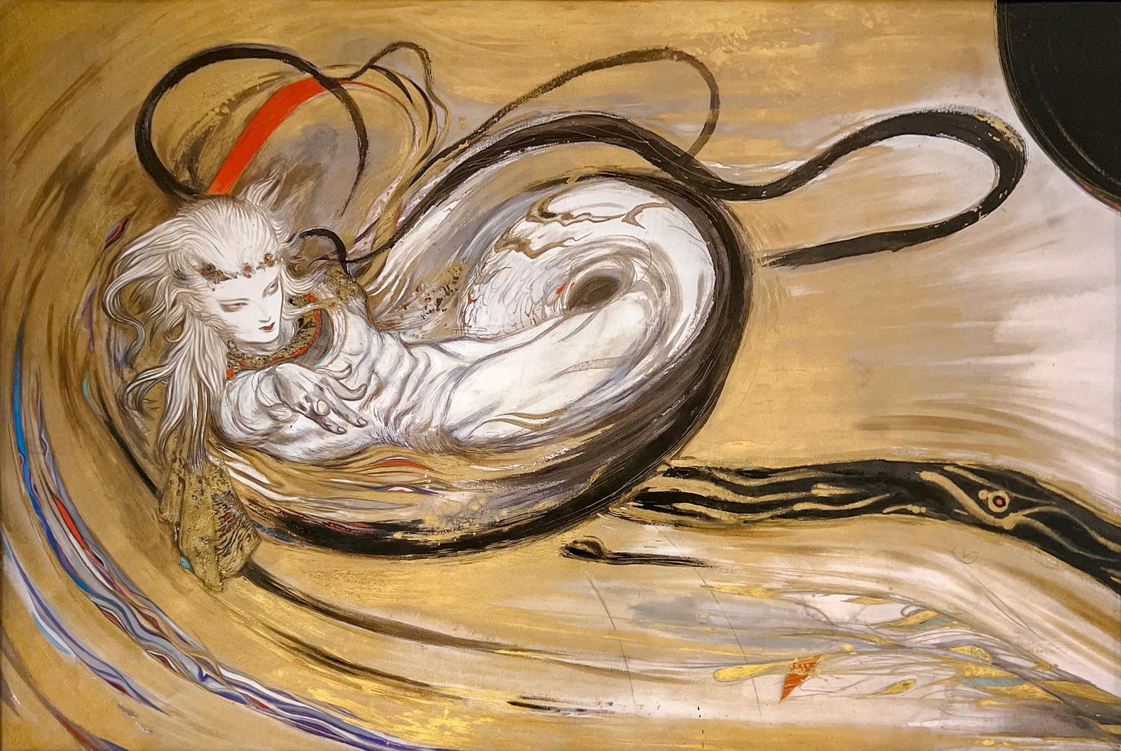 Yoshitaka Amano "Flying Wind God" Lithograph - 2