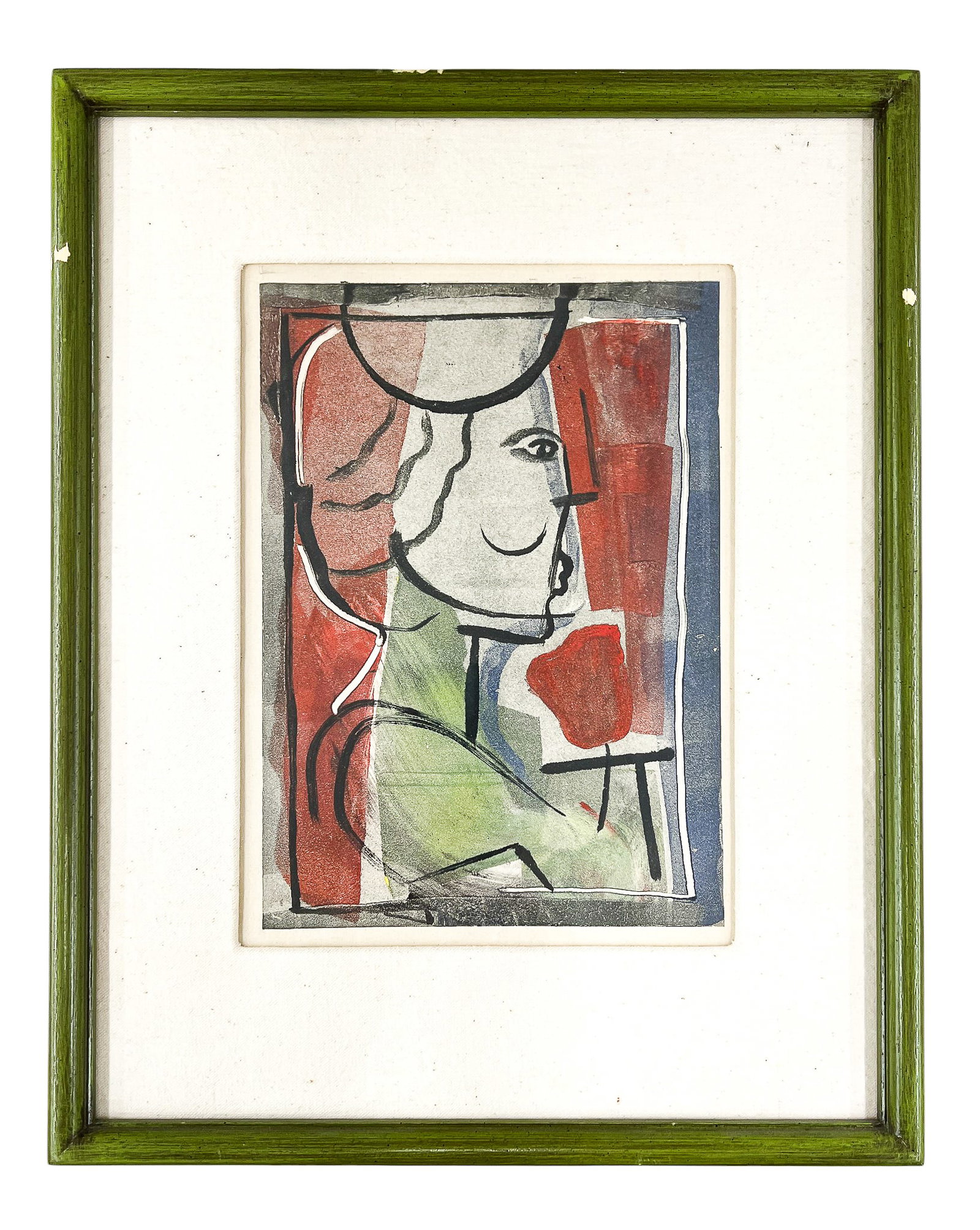 Howard Sewall "Smell the Roses" Monotype - 2