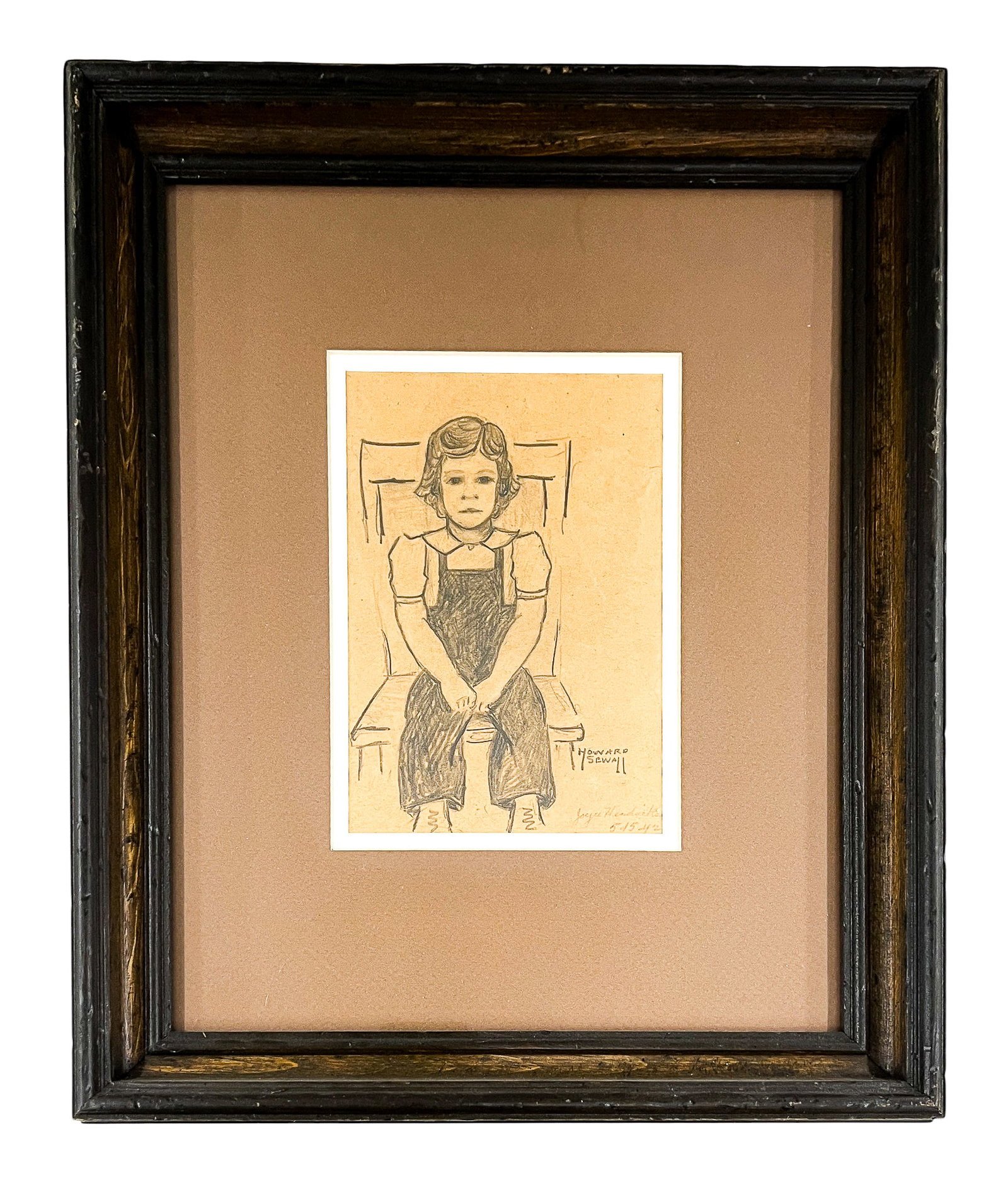 Howard Sewall "Joyce Hendricks" 1942 Graphite on Paper - 2