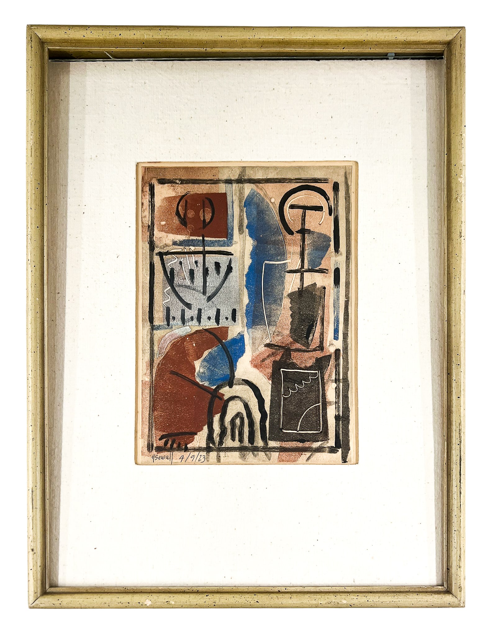 Howard Sewall "Stacked" 1923 Monotype - 2