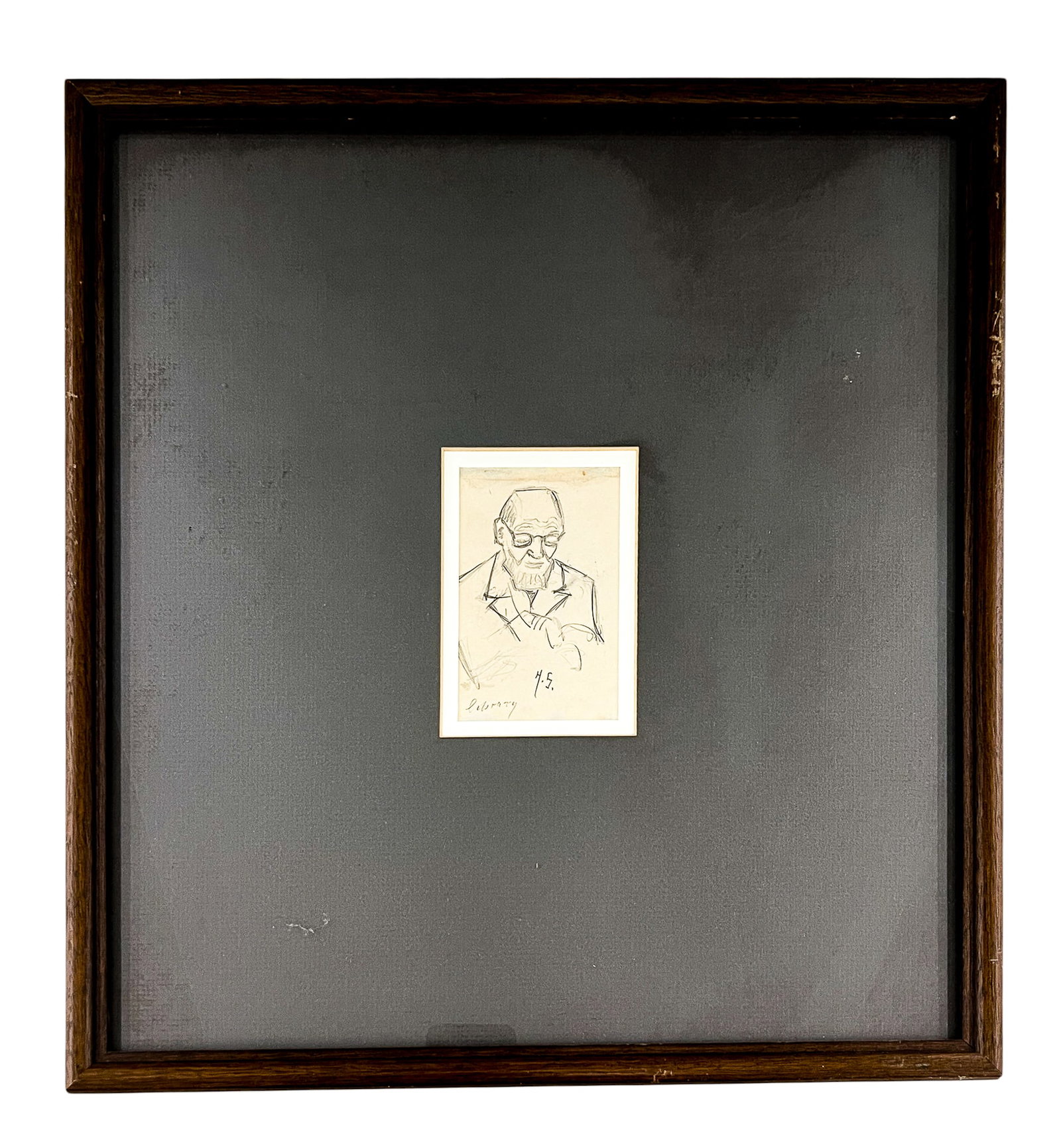 Howard Sewall "Library" Graphite on Paper - 2