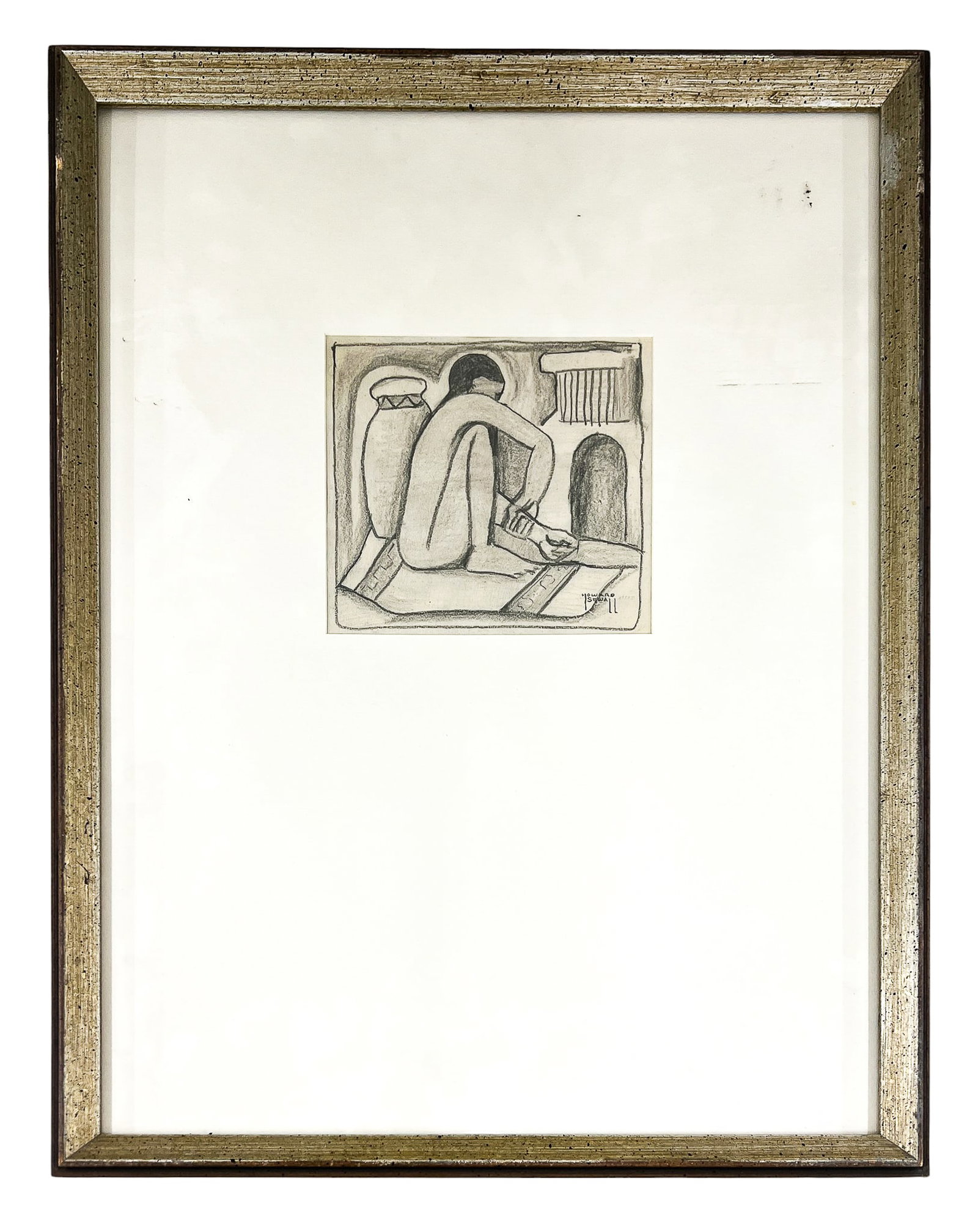 Howard Sewall "Arm Grab" Graphite on Paper - 2