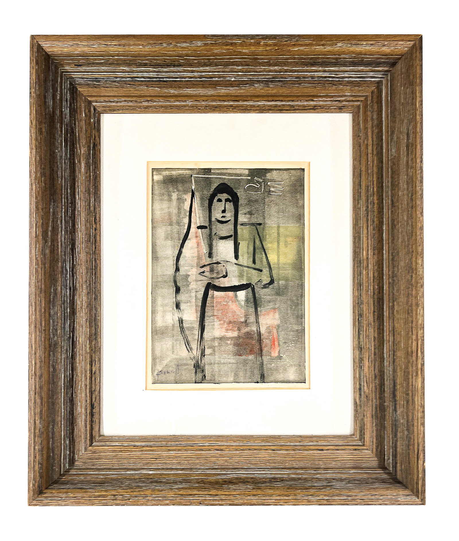 Howard Sewall "Bow and Figure" Monotype - 2
