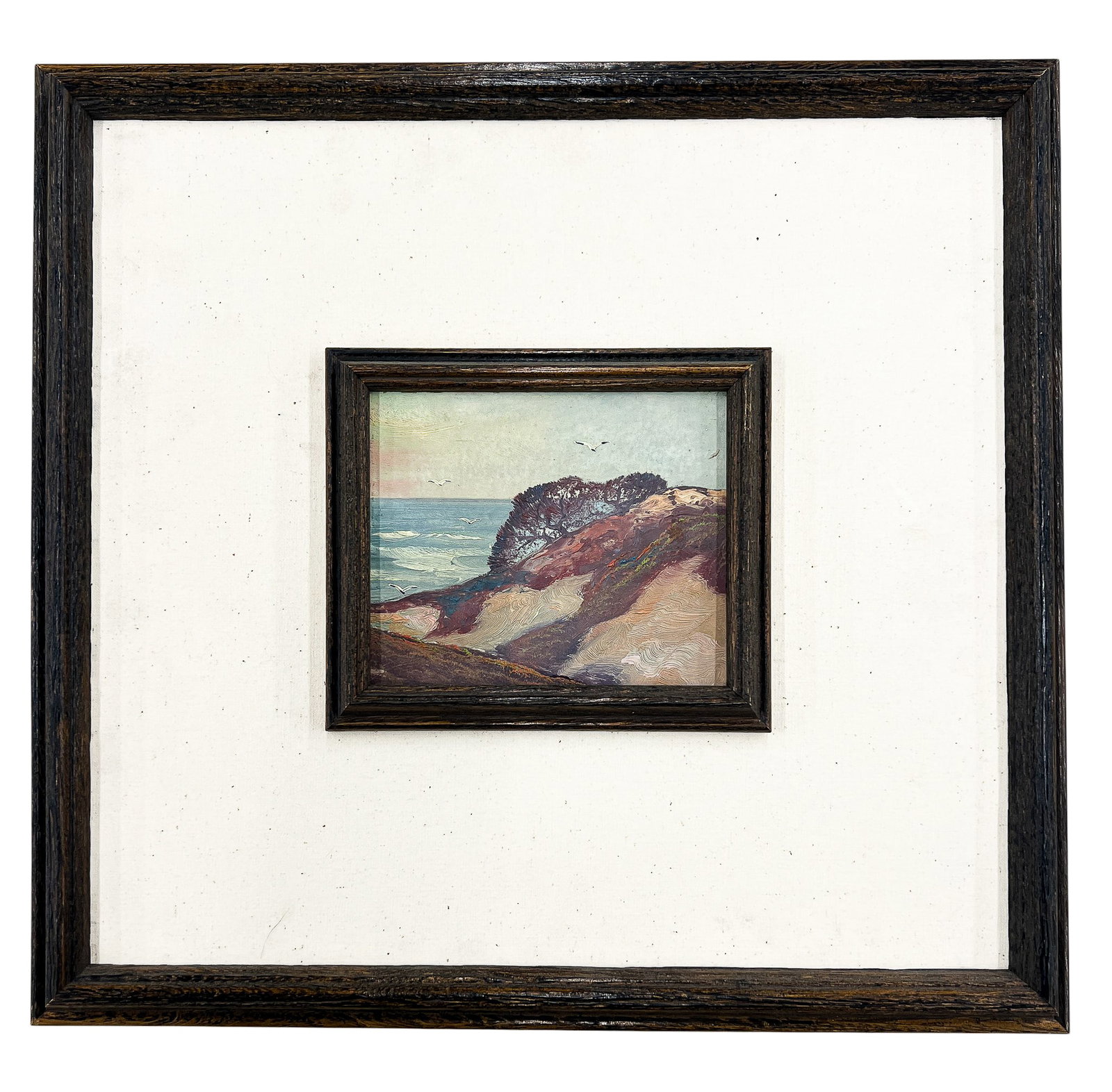 Howard Sewall "Oregon Coastal Landscape" 1930 Oil on Board - 2