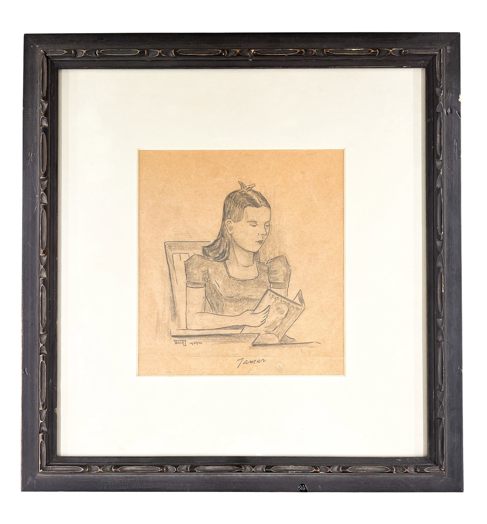 Howard Sewall "Jamar" 1941 Graphite on Paper - 2