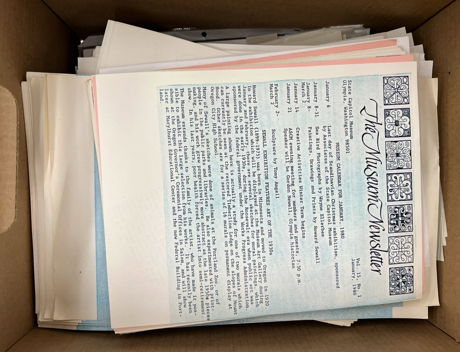 2 Boxes Howard Sewall Assorted Ephemera etc. - 3
