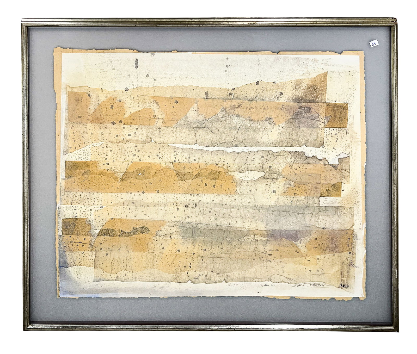 Mark Iverson "Sea Wall" 1985 Watercolor on Paper - 2